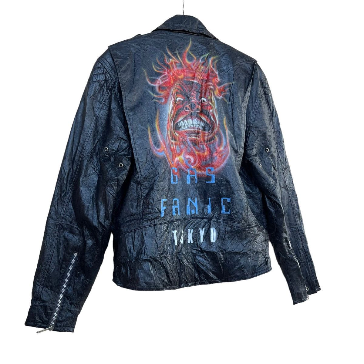 Japanese Brand × Seditionaries × Vintage Gas Panic Tokyo Double Collar Zipper Jacket Size M Size US M / EU 48-50 / 2 - 2 Thumbnail