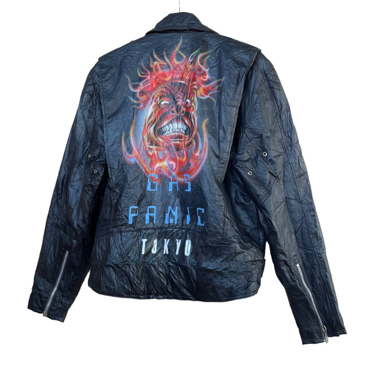 Japanese Brand × Seditionaries × Vintage Gas Panic Tokyo Double Collar Zipper Jacket Size M Size US M / EU 48-50 / 2 - 3 Thumbnail