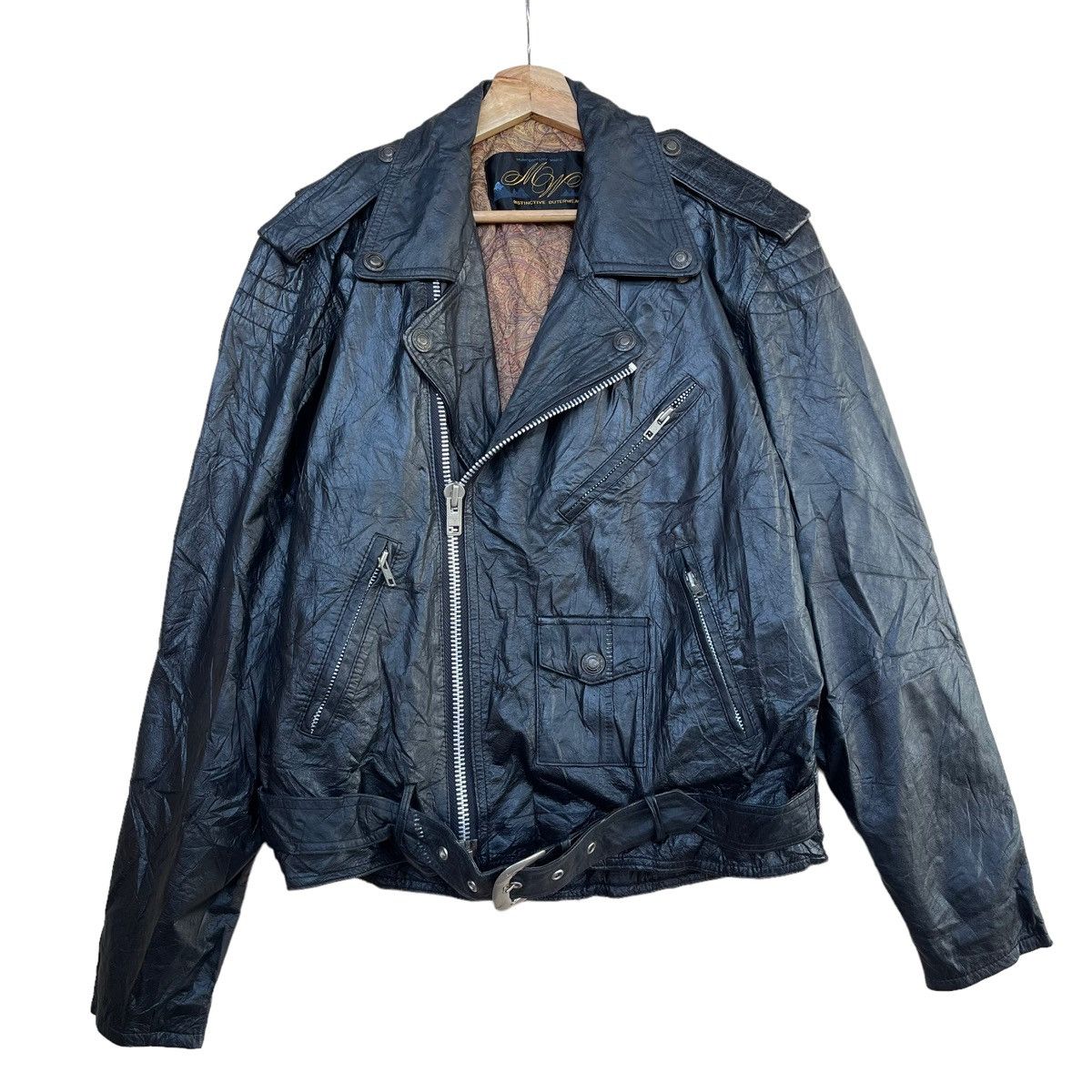 Japanese Brand × Seditionaries × Vintage Gas Panic Tokyo Double Collar Zipper Jacket Size M Size US M / EU 48-50 / 2 - 9 Thumbnail