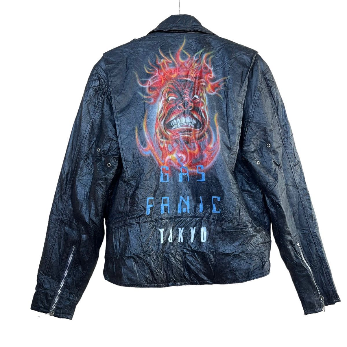 Japanese Brand × Seditionaries × Vintage Gas Panic Tokyo Double Collar Zipper Jacket Size M Size US M / EU 48-50 / 2 - 1 Thumbnail