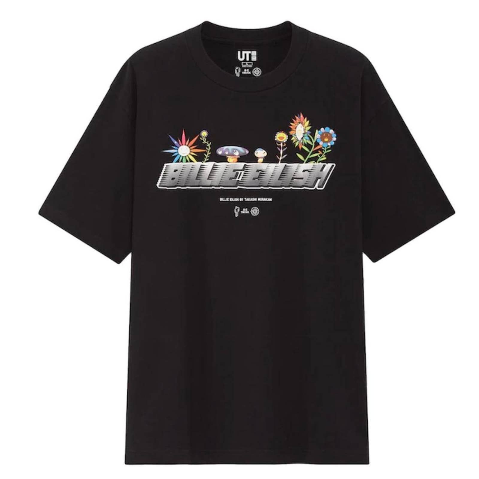 Billie Eilish x Murakami Flowers T Shirt