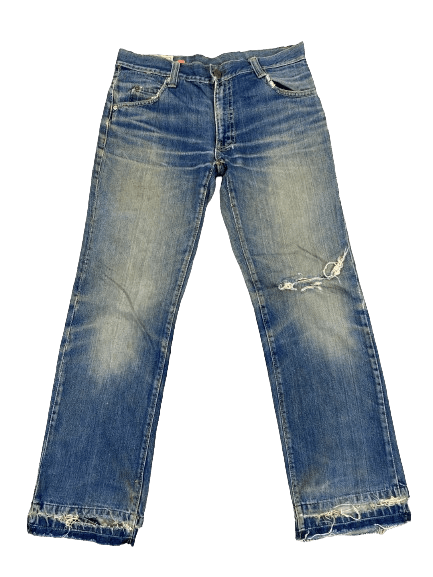Vintage Distressed Blue Vintage Half USA Jeans 31x28.5 Denim- JN3769 ...