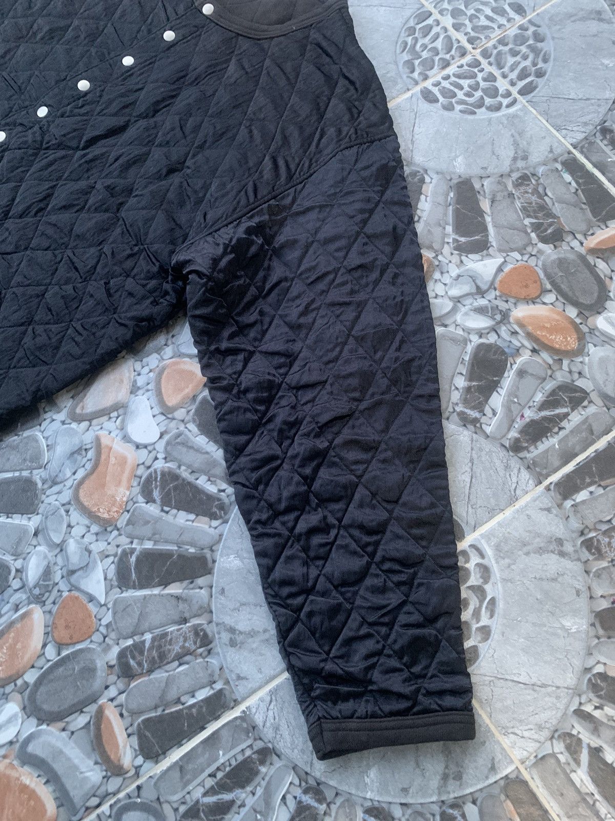 Hai Sporting Gear × Issey Miyake × Vintage 90’s HSG Issey Miyake Mandarin Collar Quilted Jacket Size US M / EU 48-50 / 2 - 13 Thumbnail