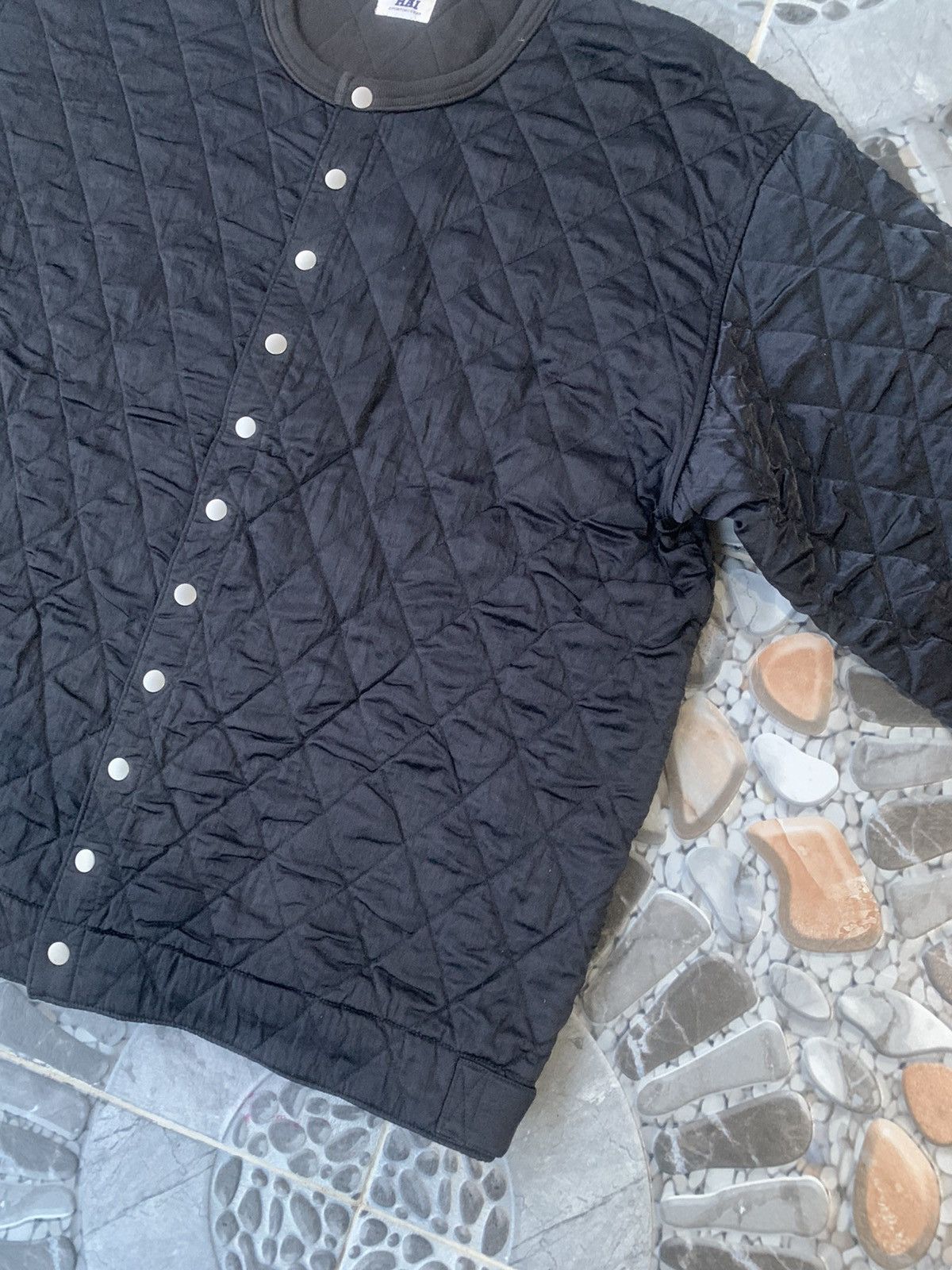 Hai Sporting Gear × Issey Miyake × Vintage 90’s HSG Issey Miyake Mandarin Collar Quilted Jacket Size US M / EU 48-50 / 2 - 11 Thumbnail