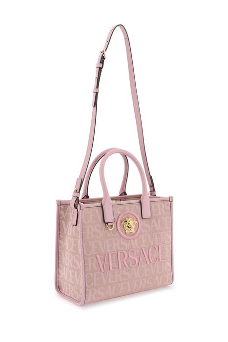 Versace Versace versace allover small tote bag | Grailed