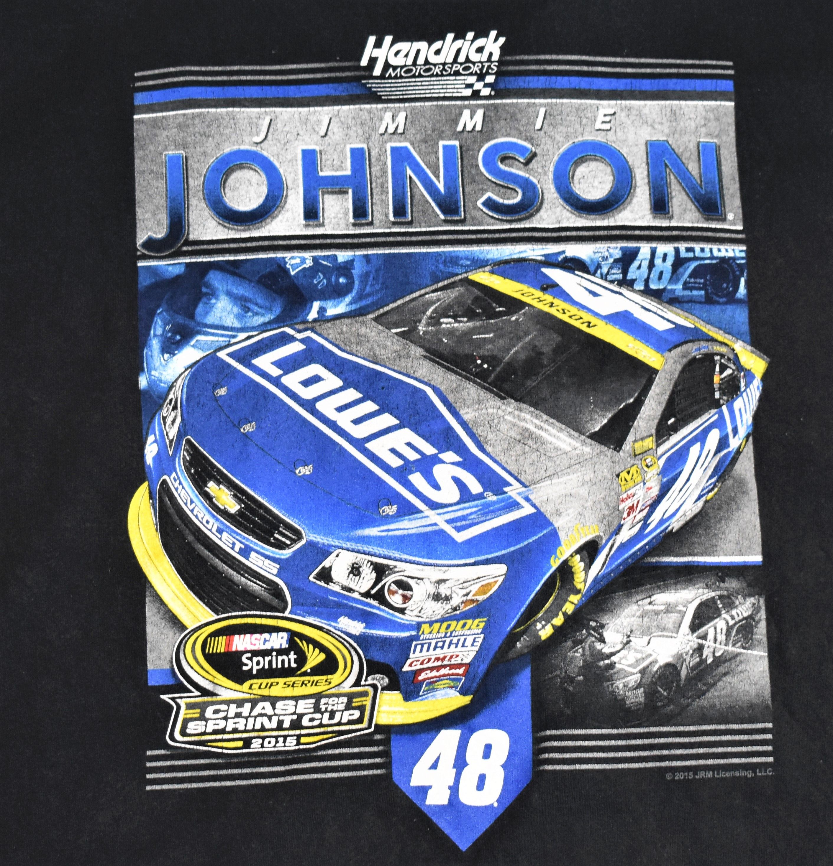 NASCAR Jimmie Johnson '15 Sprint Cup Series Nascar T-Shirt Size US XXL / EU 58 / 5 - 6 Thumbnail