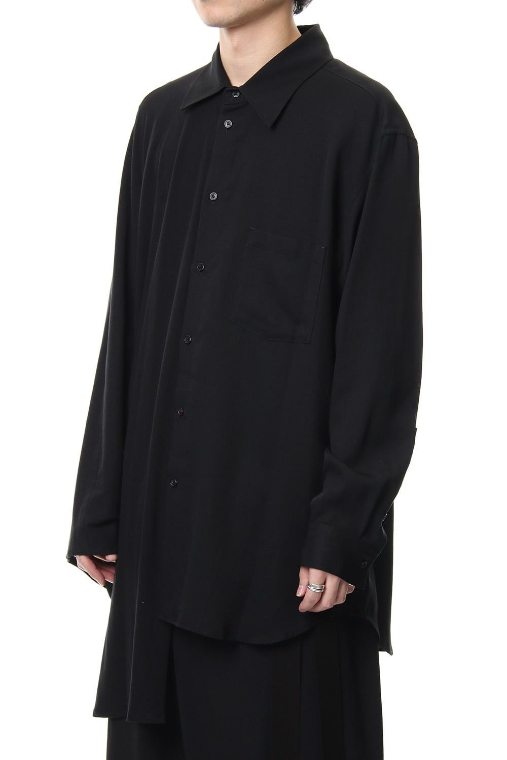 Light Manto Docking Shirt Asymmetric