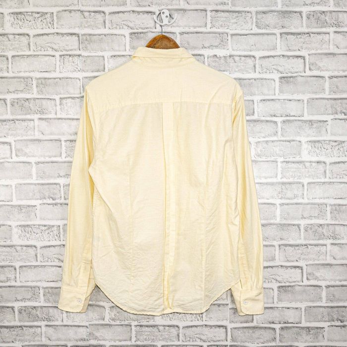 Band Of Outsiders BAND OF OUTSIDERS Men's Button Down Shirt Yellow