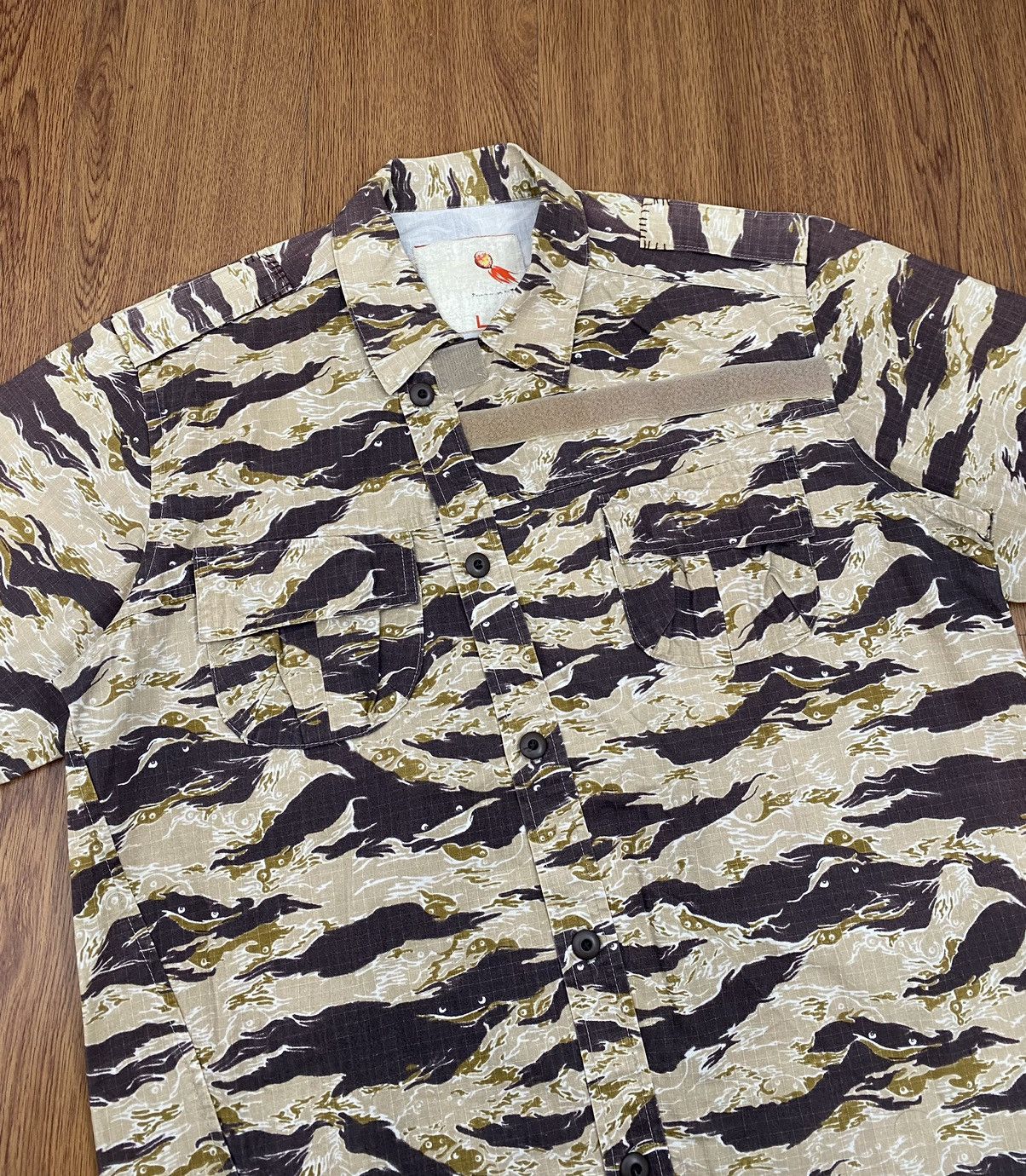 Japanese Brand × NADA SS05 Rebirth to tabura rasa tiger striped shirt Size US L / EU 52-54 / 3 - 3 Thumbnail