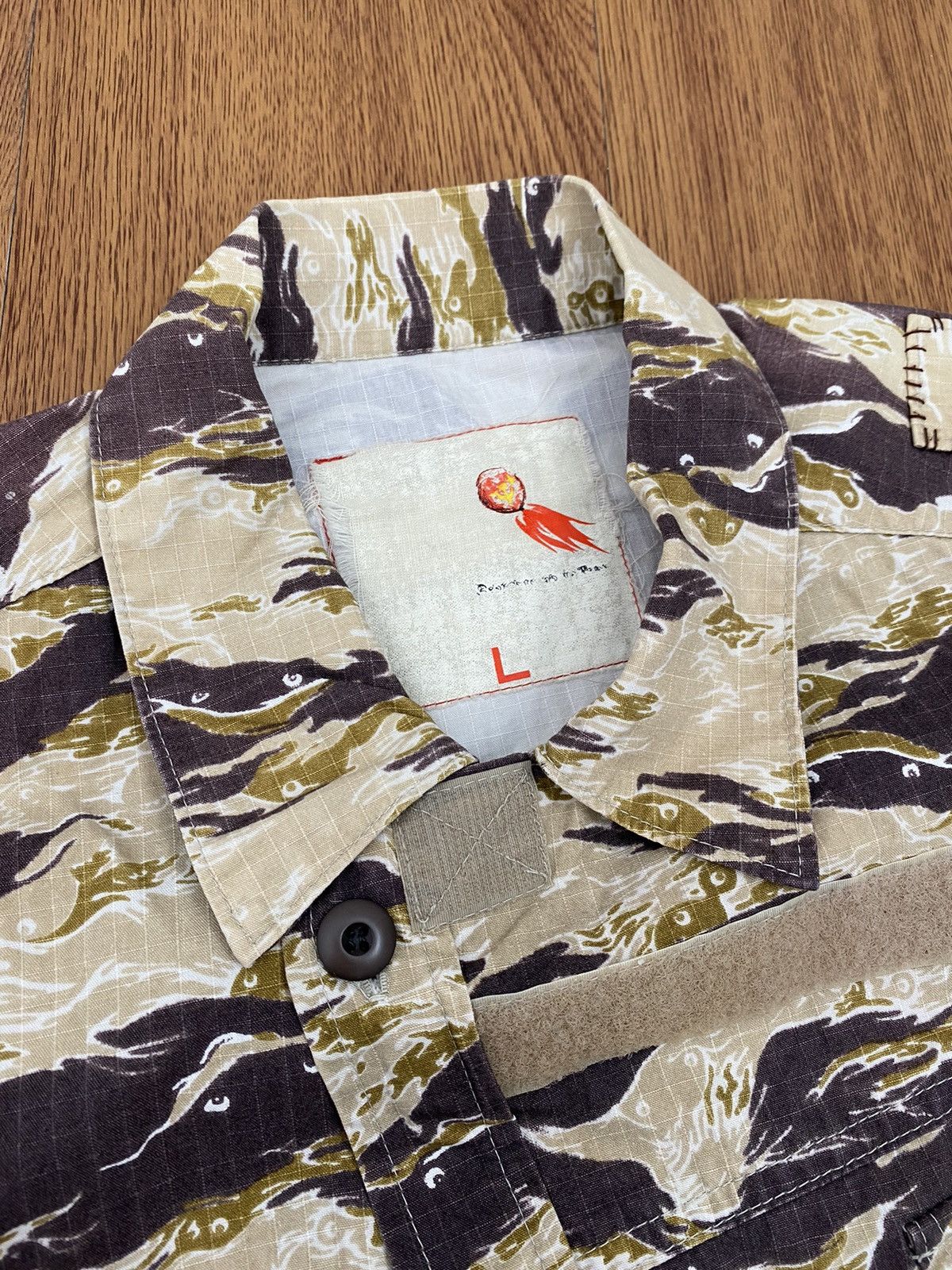 Japanese Brand × NADA SS05 Rebirth to tabura rasa tiger striped shirt Size US L / EU 52-54 / 3 - 4 Thumbnail