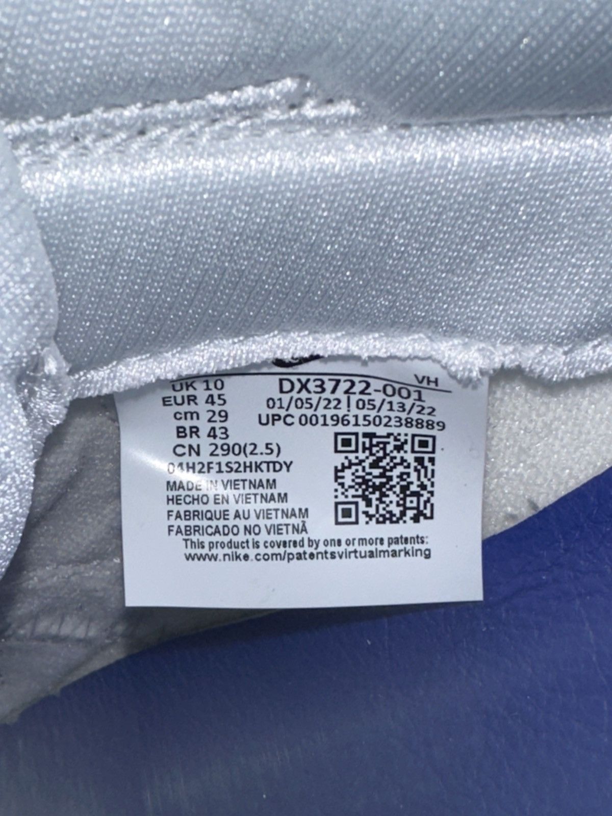 Nike Nike Dunk Low Wolf Grey Pure Platinum Size 11M DX3722-001 Size US 11 / EU 44 - 6 Thumbnail