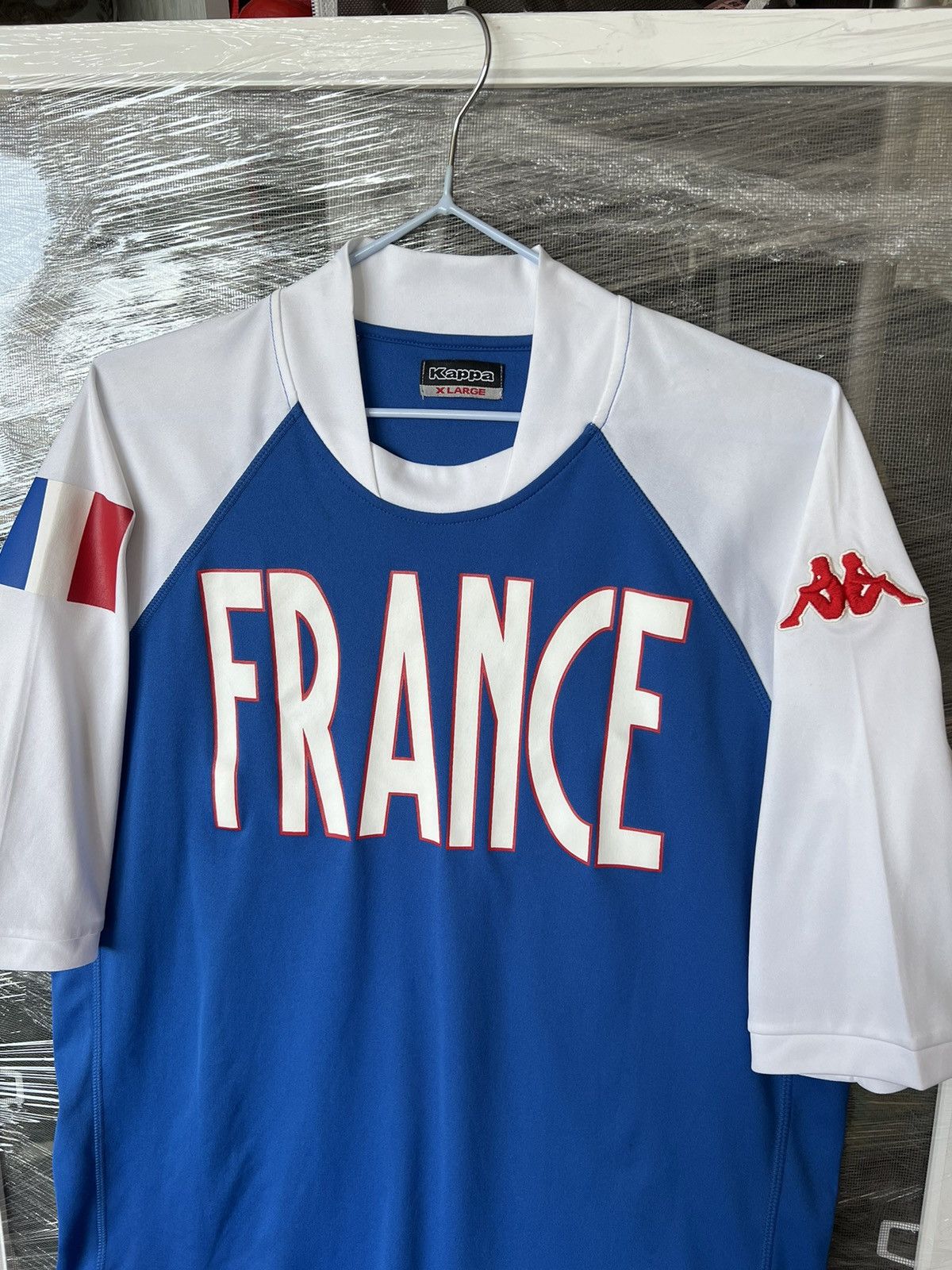 Kappa × Vintage Kappa FRANCE Vintage Jersey / T Shirt Size US L / EU 52-54 / 3 - 2 Thumbnail
