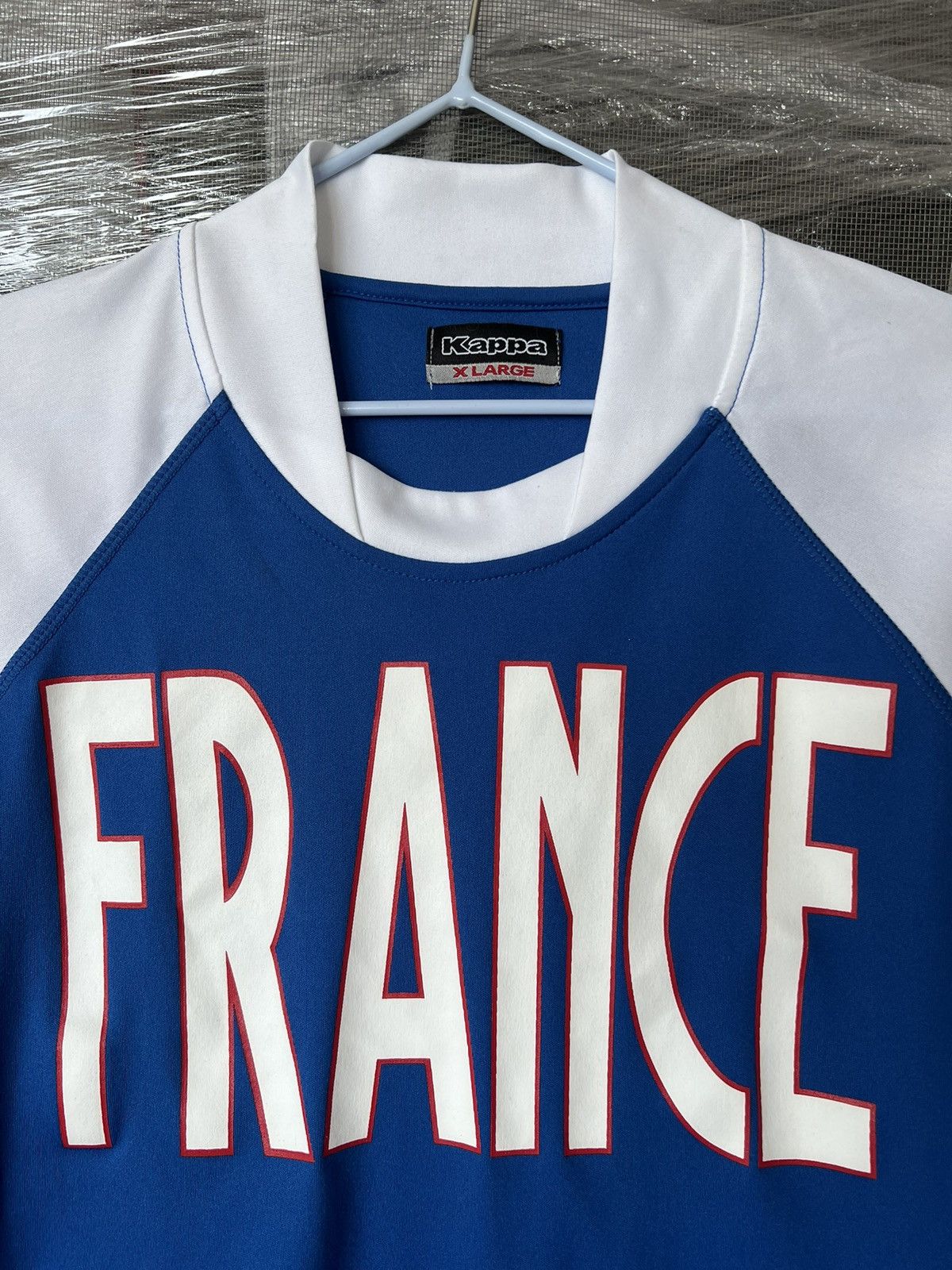 Kappa × Vintage Kappa FRANCE Vintage Jersey / T Shirt Size US L / EU 52-54 / 3 - 3 Thumbnail