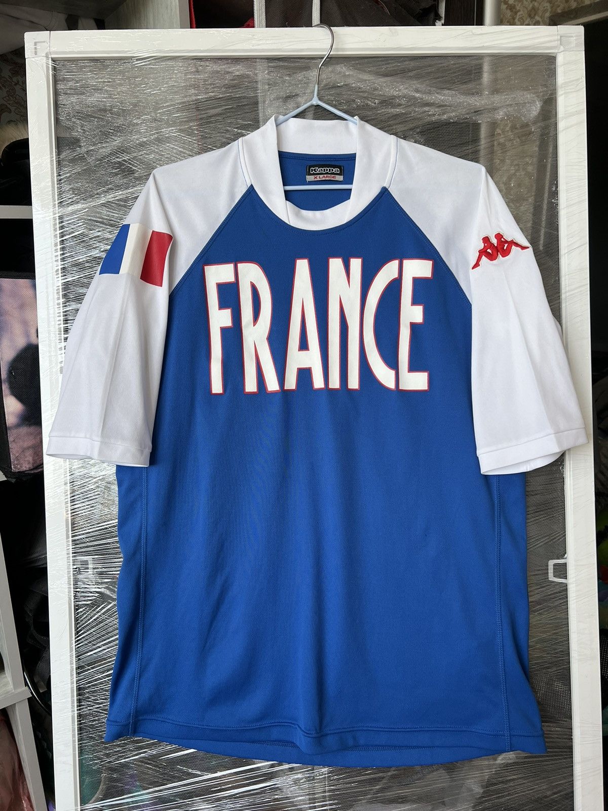 Kappa × Vintage Kappa FRANCE Vintage Jersey / T Shirt Size US L / EU 52-54 / 3 - 1 Thumbnail