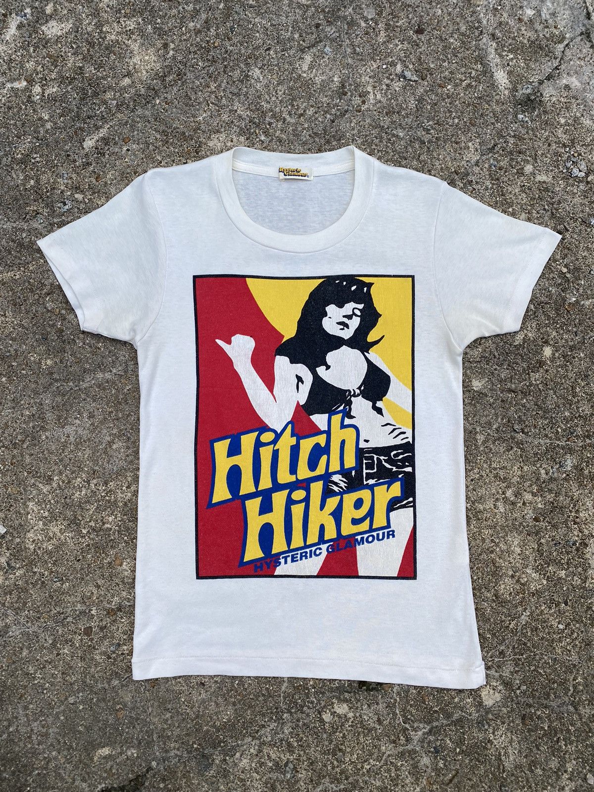 Hysteric Glamour 💥RARE💥 90s Hysteric Glamour “Hitch Hiker” Sexy/Nudes Tee Size M / US 6-8 / IT 42-44 - 2 Thumbnail