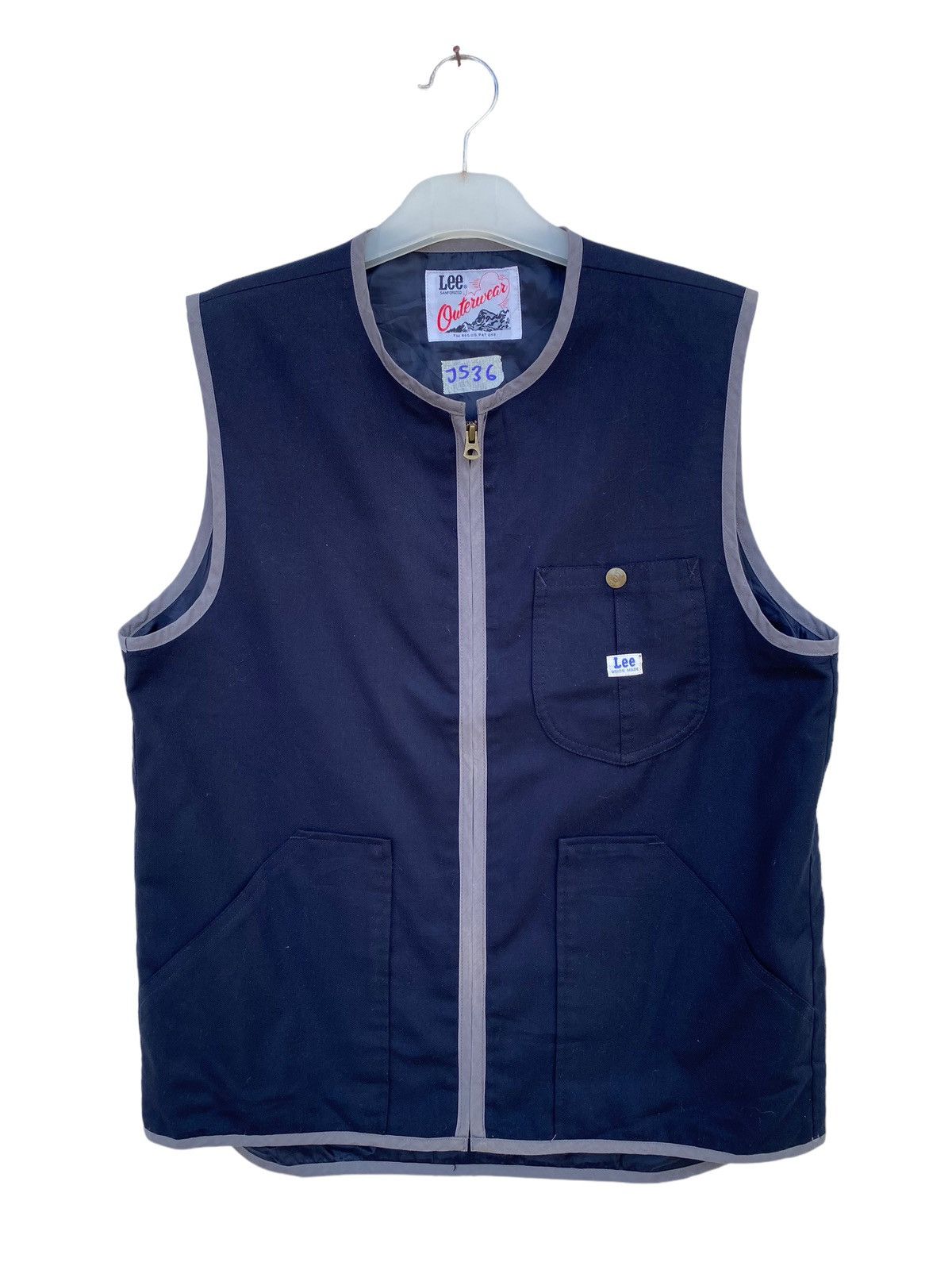 Vintage Vintage Lee Chore Vest Size US M / EU 48-50 / 2 - 1 Thumbnail