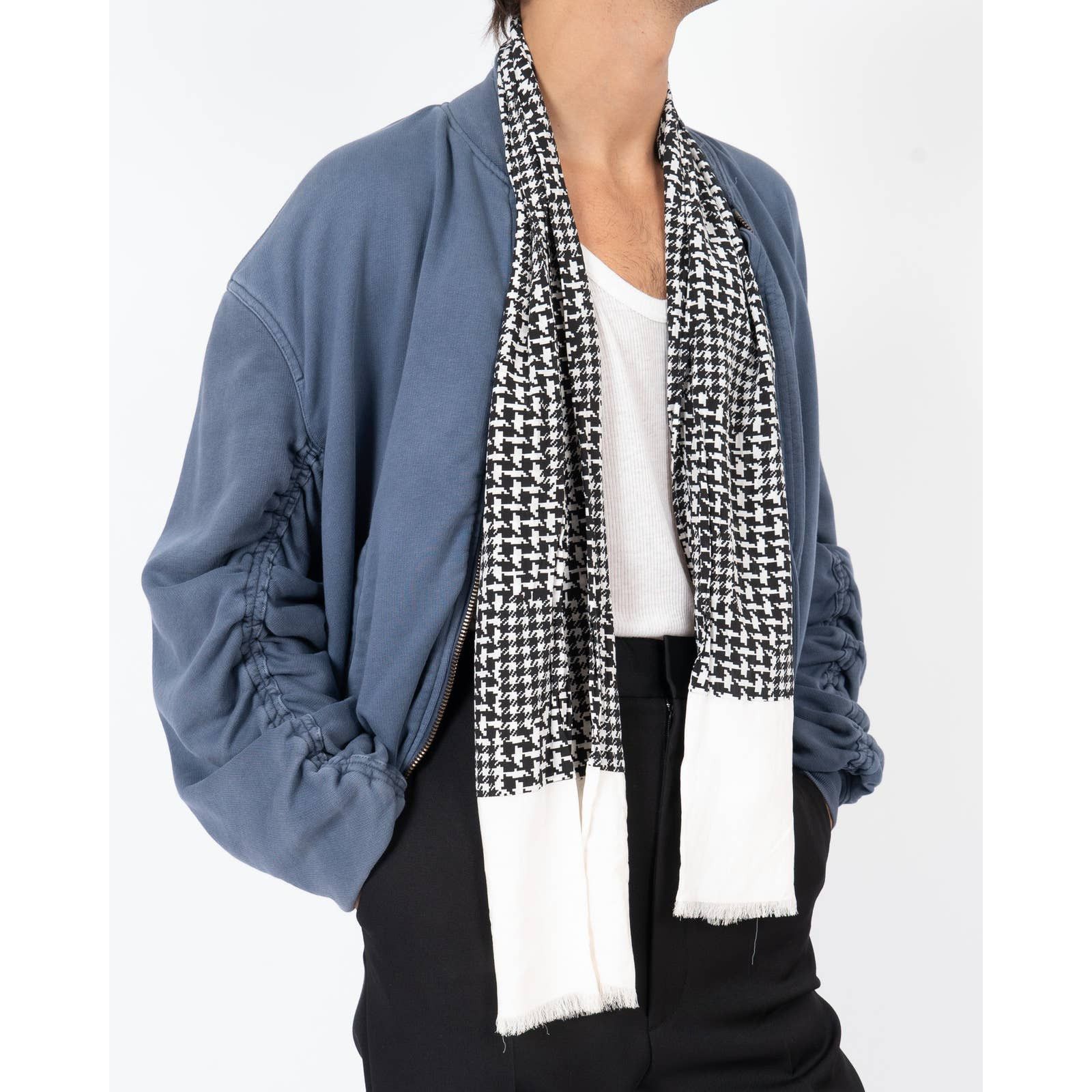 Haider Ackermann SS15 Houndstooth Runway Silk Scarf Sample Size ONE SIZE - 3 Thumbnail
