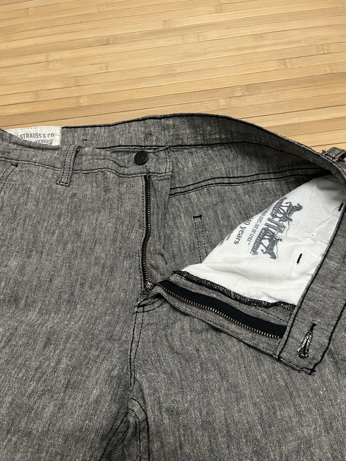 Levi's Levis linen strecthable slim cutting made in Cambodia Size US 31 - 8 Thumbnail