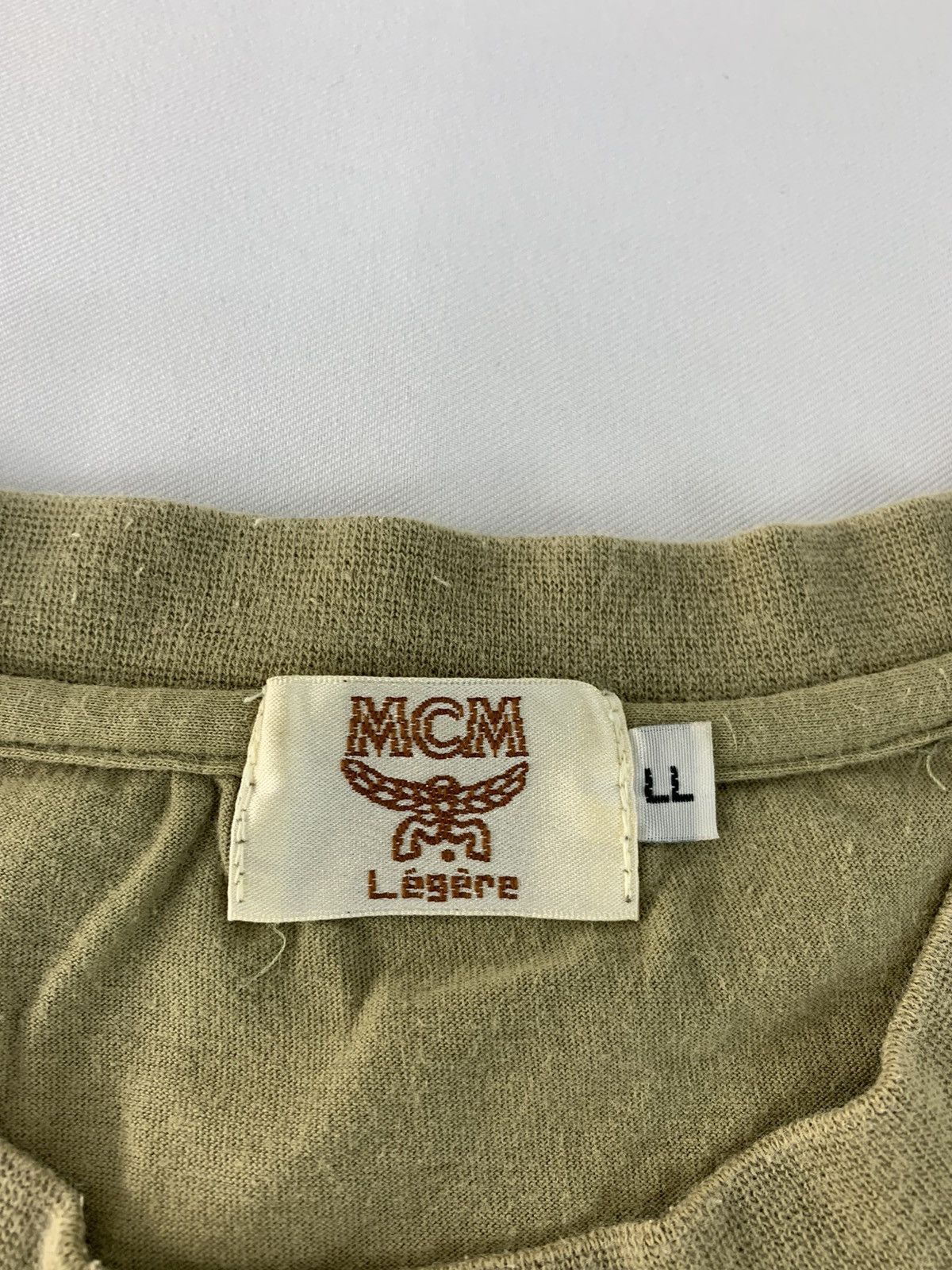 MCM × Vintage 90s MCM Legere Mode Creation Muchen Spell Out Printed Tee Size L / US 10 / IT 46 - 4 Thumbnail
