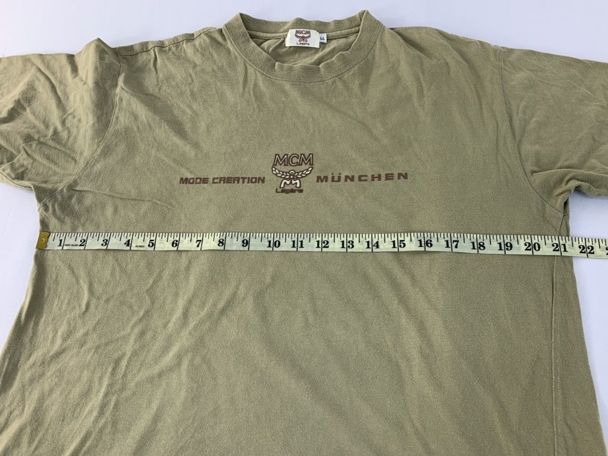 MCM × Vintage 90s MCM Legere Mode Creation Muchen Spell Out Printed Tee Size L / US 10 / IT 46 - 8 Thumbnail