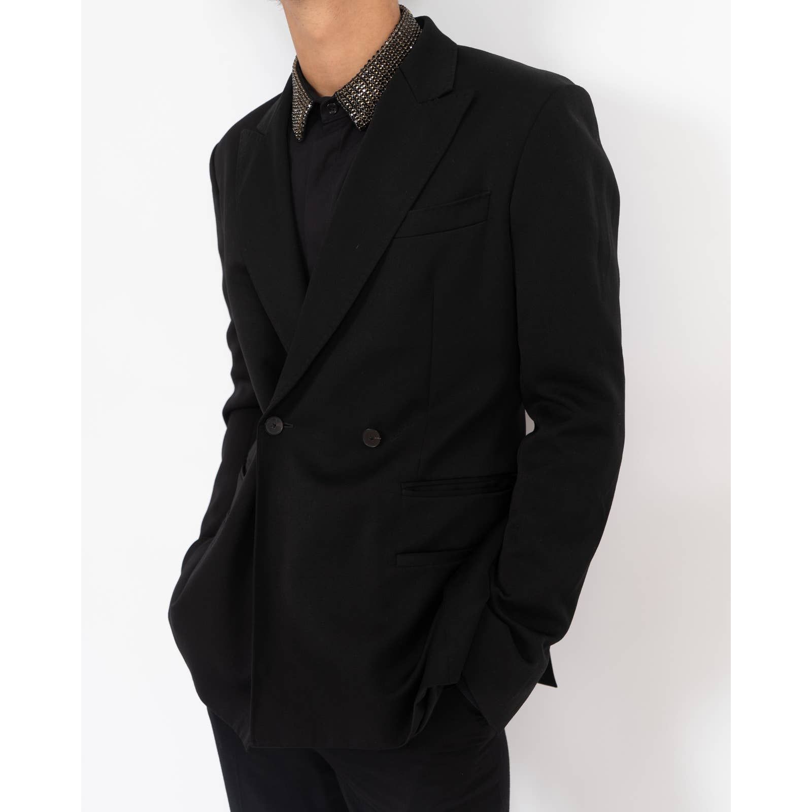 Pre-owned Haider Ackermann Fw18 Black Double Breasted Blazer