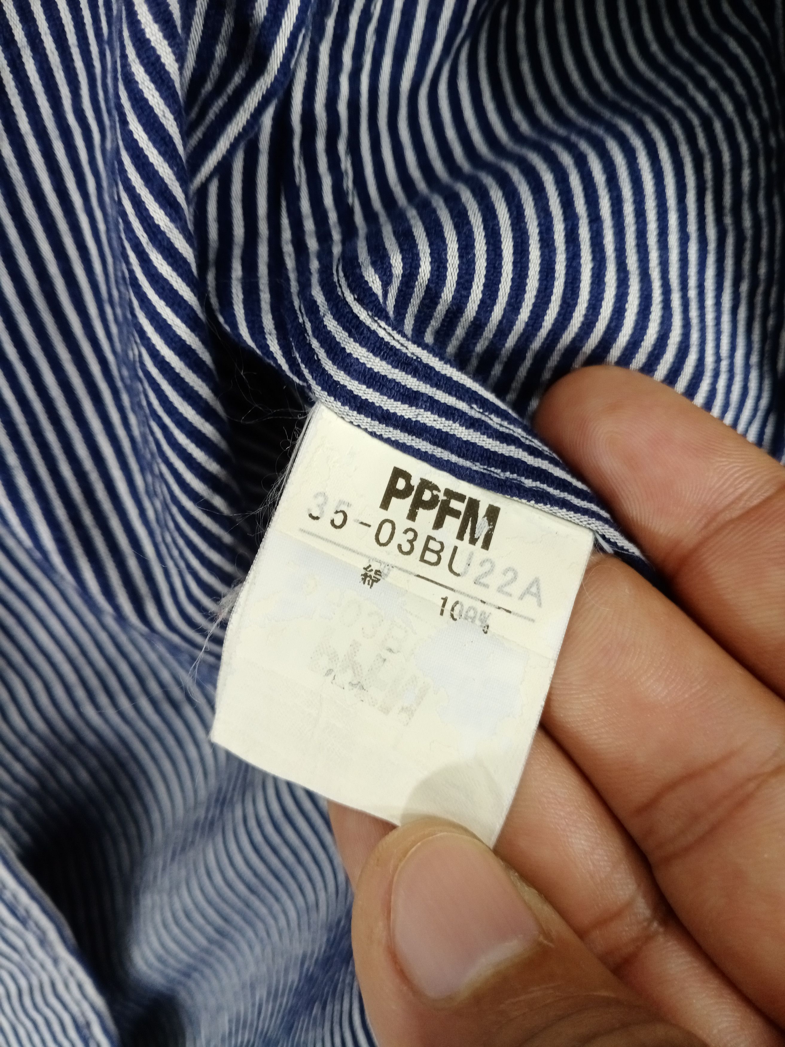 PPFM 💥RARE💥Vintage PPFM Hickory Stripe Button Workwear Jacket Size US L / EU 52-54 / 3 - 10 Thumbnail