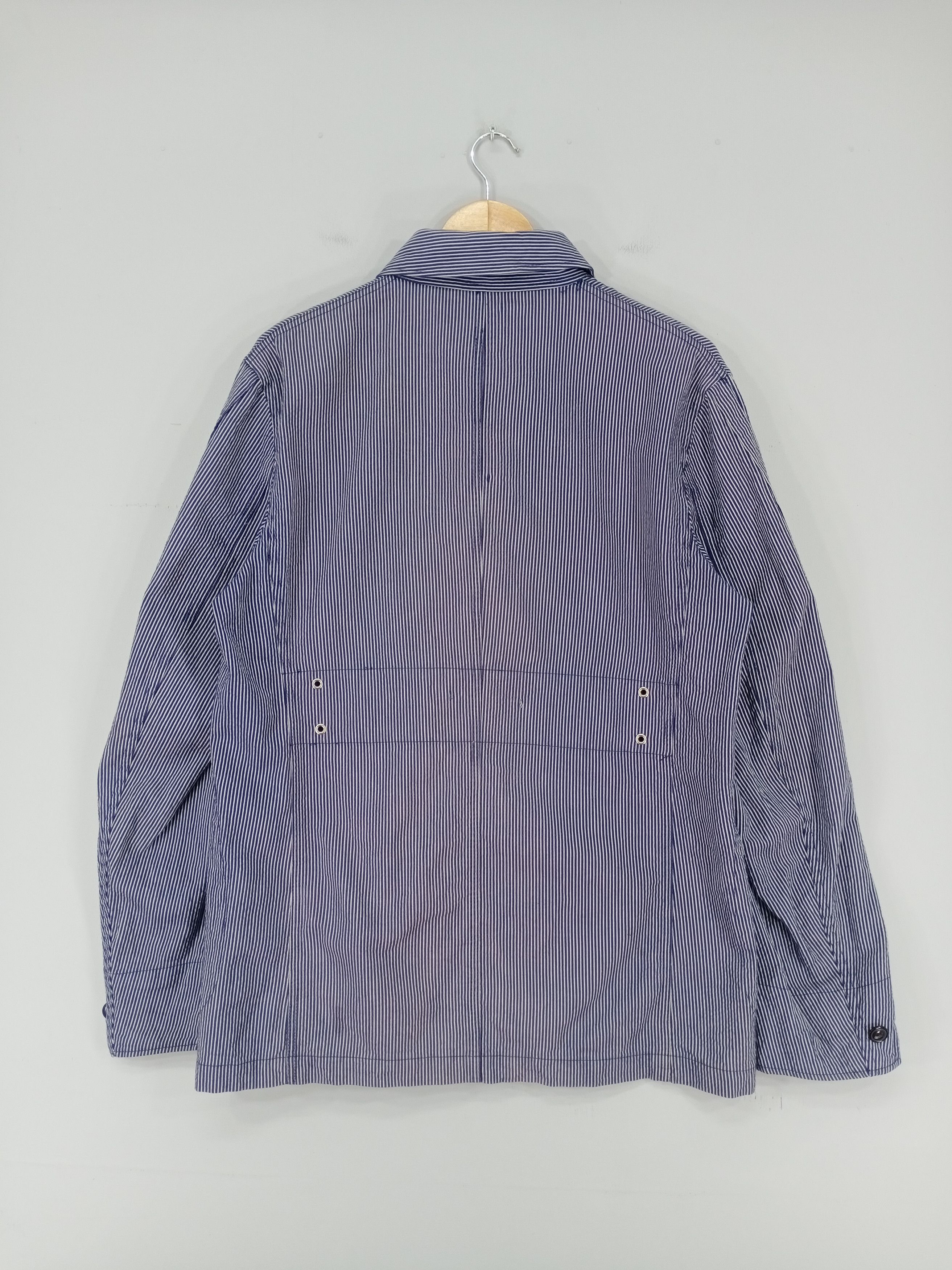 PPFM 💥RARE💥Vintage PPFM Hickory Stripe Button Workwear Jacket Size US L / EU 52-54 / 3 - 12 Thumbnail
