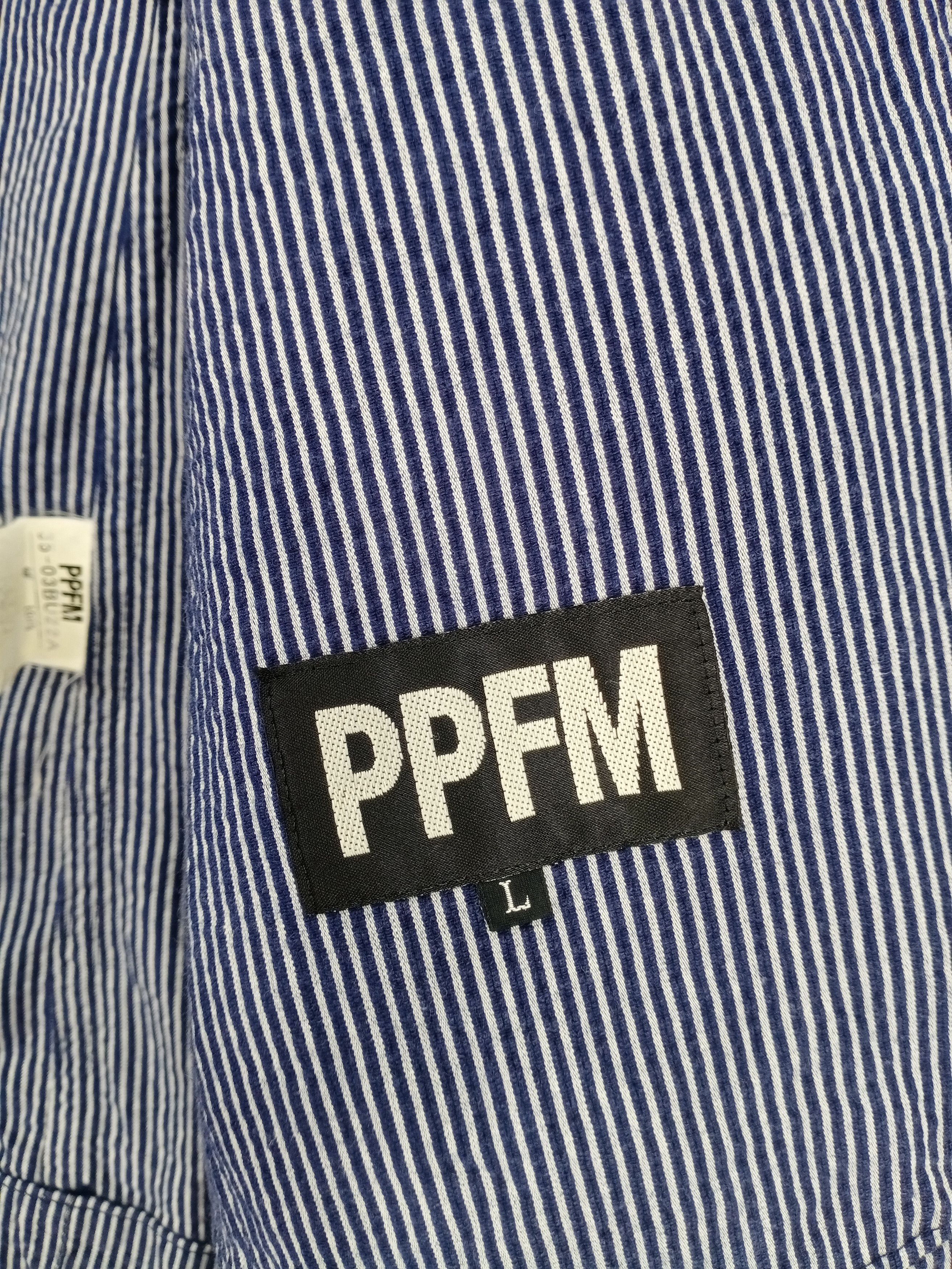 PPFM 💥RARE💥Vintage PPFM Hickory Stripe Button Workwear Jacket Size US L / EU 52-54 / 3 - 8 Thumbnail