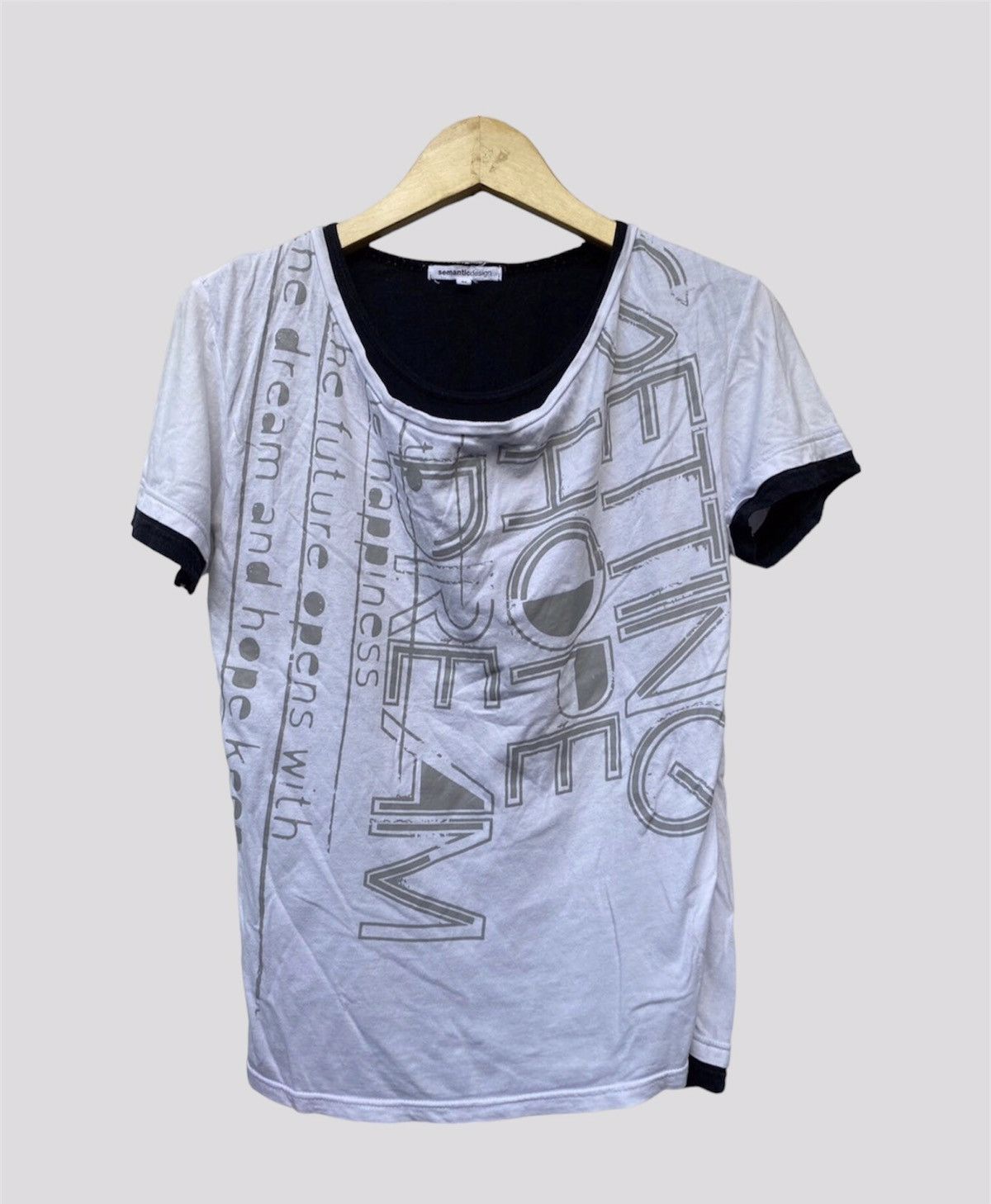 If Six Was Nine × Japanese Brand × Le Grande Bleu (L.G.B.) Semantic design punk over print shirt Size US M / EU 48-50 / 2 - 1 Thumbnail