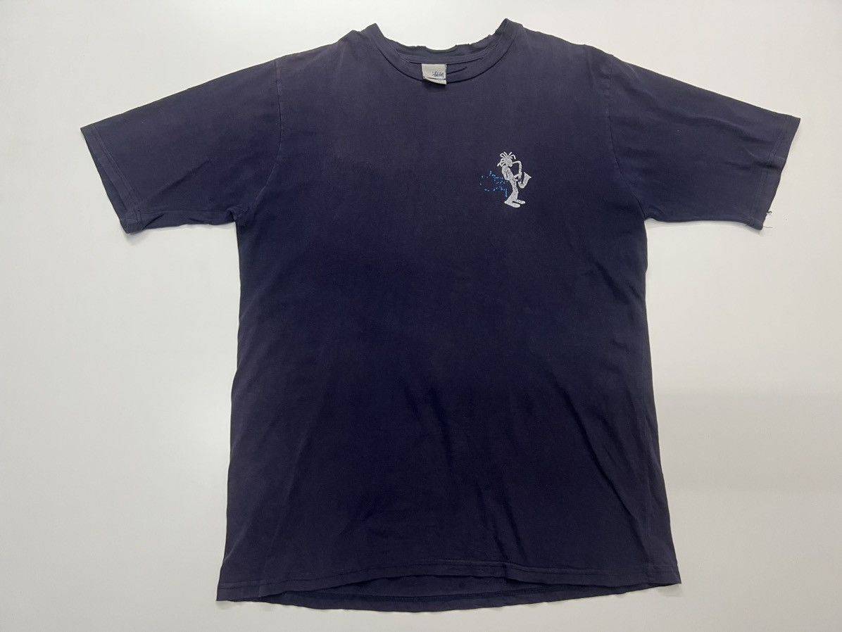 Stussy 🔥VINTAGE STUSSY SAXOPHONE BIG LOGO TEE Size US L / EU 52-54 / 3 - 2 Thumbnail
