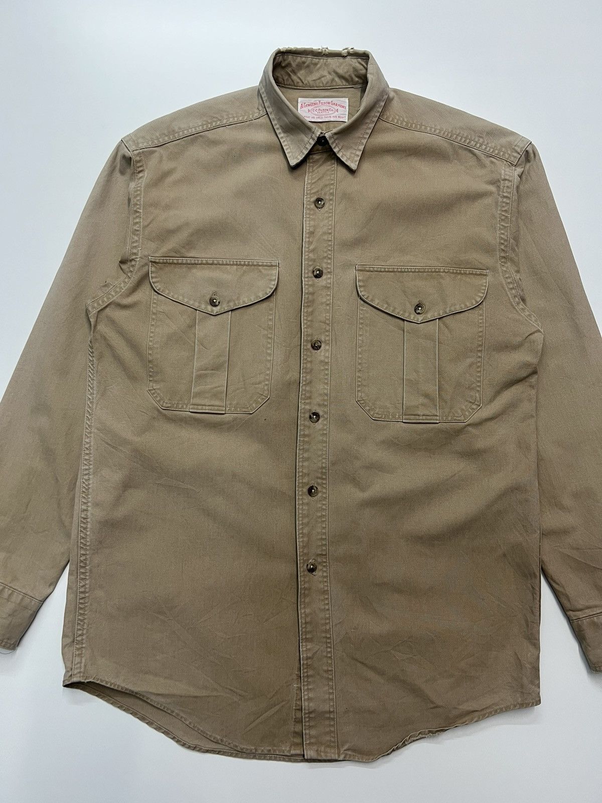 Filson 🔥VINTAGE A GENUINE FILSON GARMENT SHIRT BUTTON UP Size US L / EU 52-54 / 3 - 2 Thumbnail