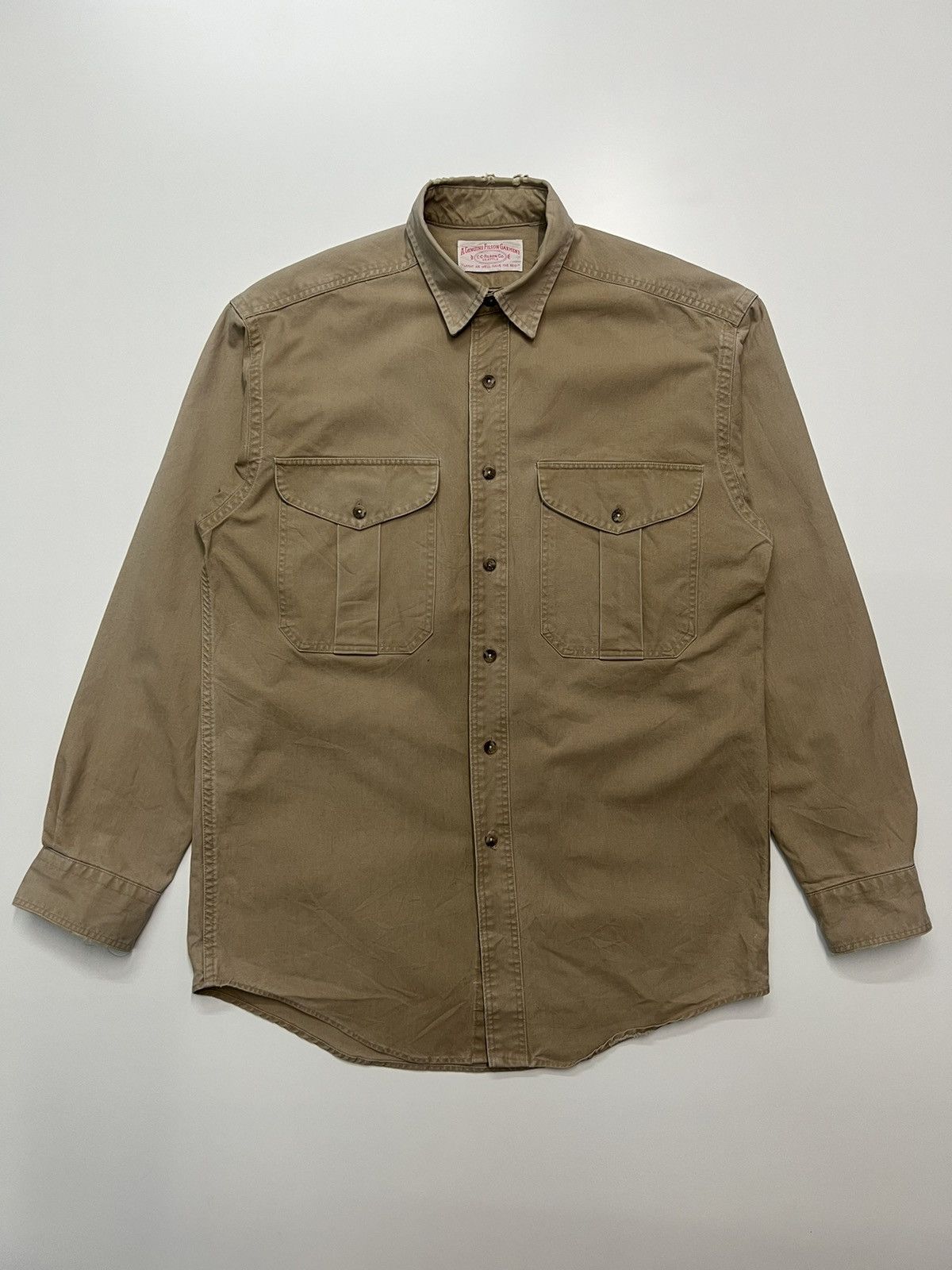 Filson 🔥VINTAGE A GENUINE FILSON GARMENT SHIRT BUTTON UP Size US L / EU 52-54 / 3 - 1 Thumbnail