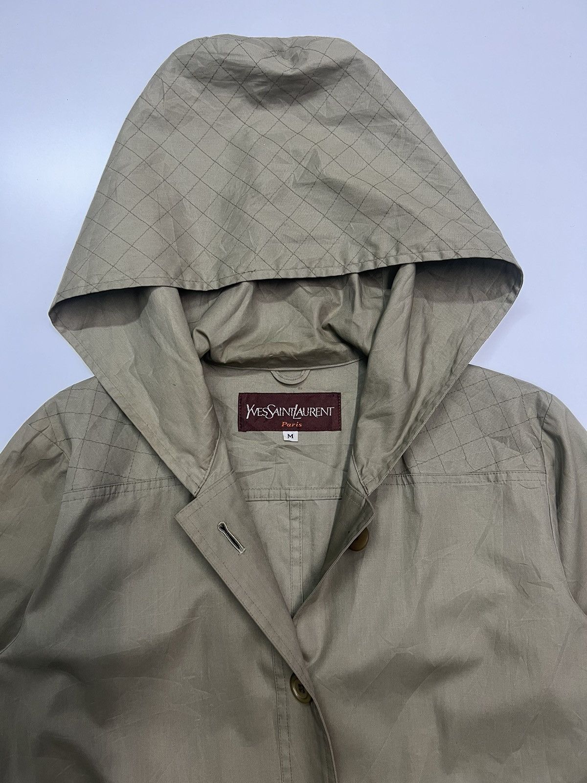 Yves Saint Laurent 🔥AUTHENTIC YVESSAINTLAURENT PARIS PARKA WITH HOODED Size US M / EU 48-50 / 2 - 10 Thumbnail