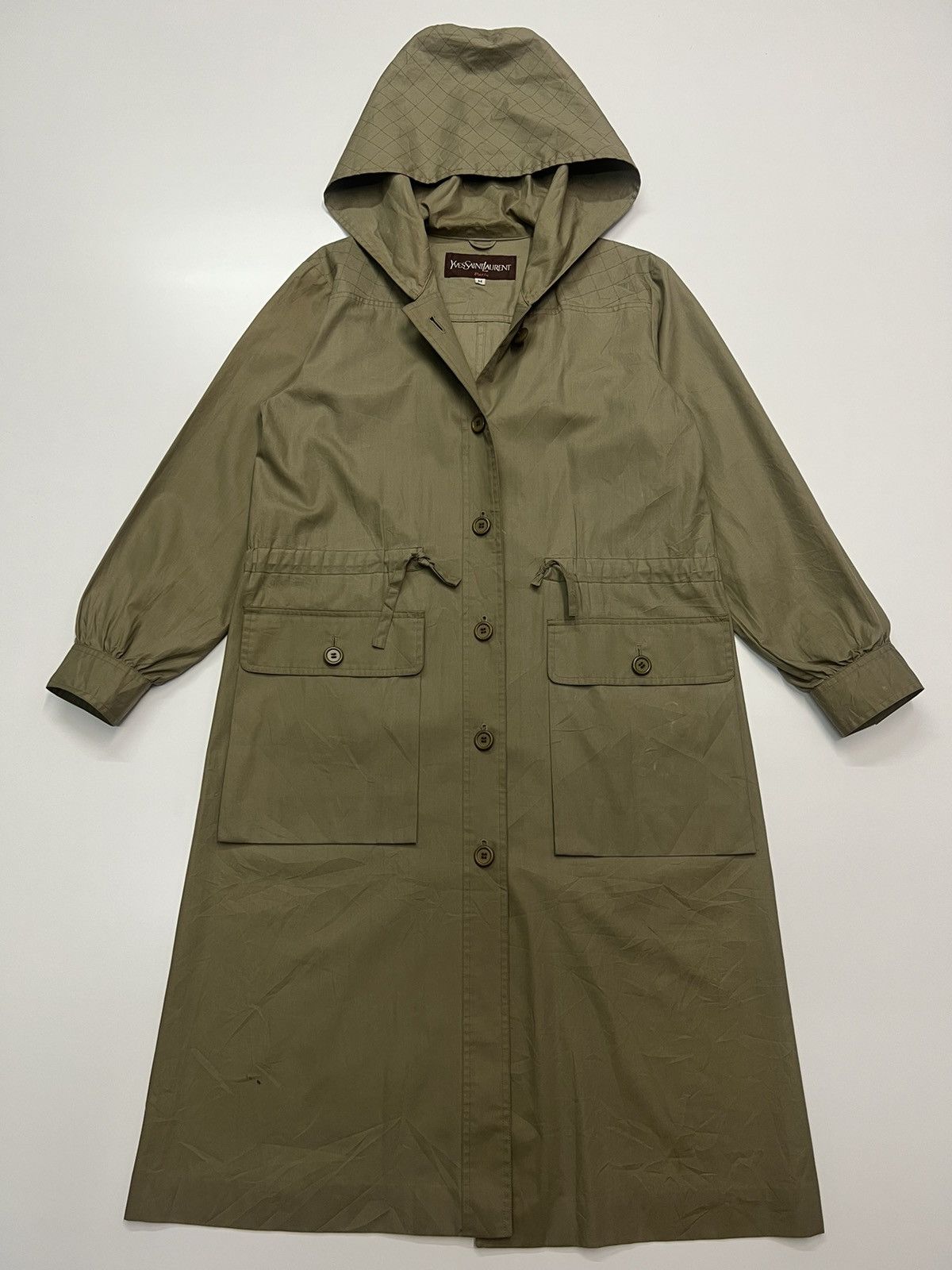 Yves Saint Laurent 🔥AUTHENTIC YVESSAINTLAURENT PARIS PARKA WITH HOODED Size US M / EU 48-50 / 2 - 1 Thumbnail