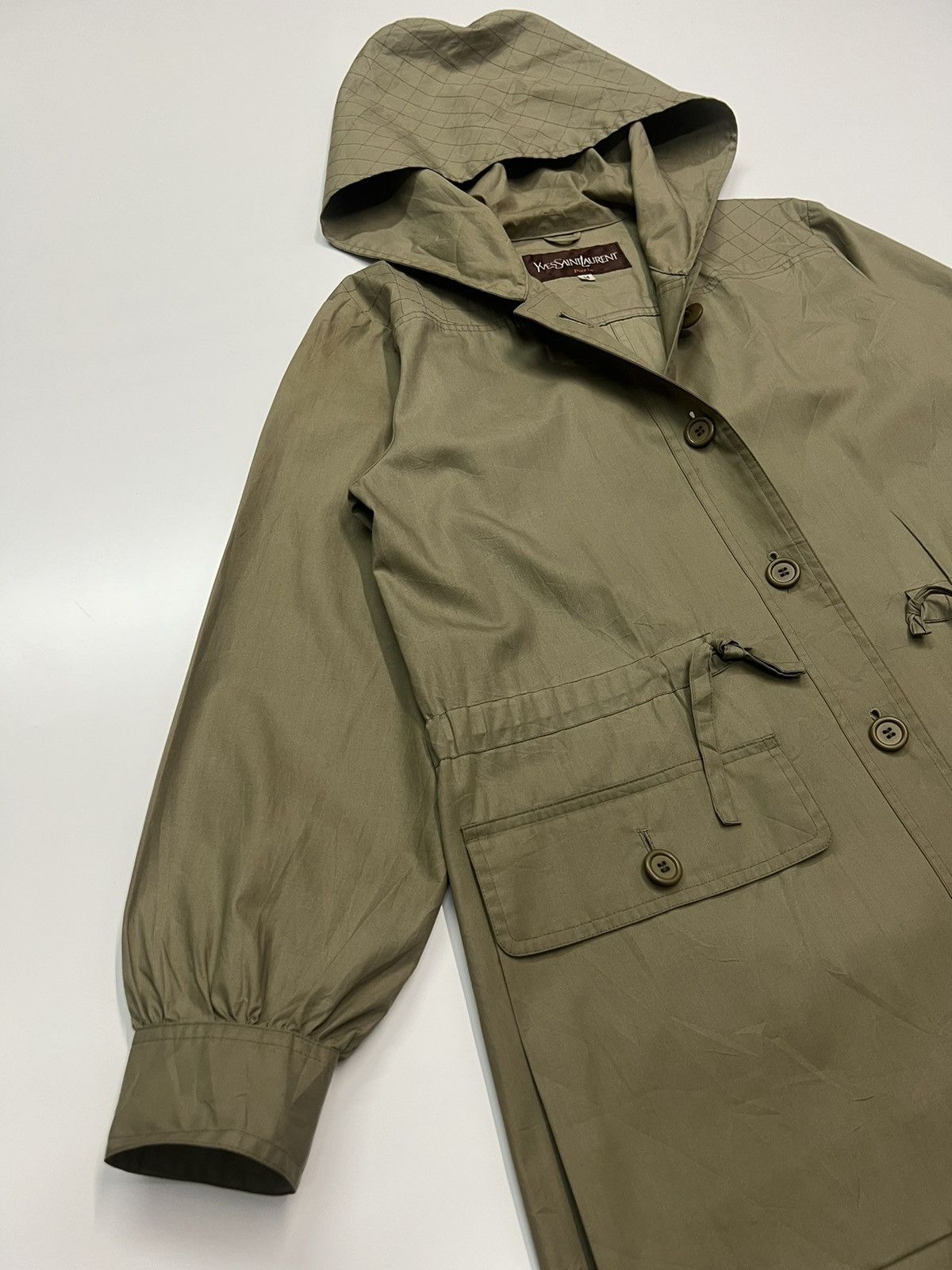 Yves Saint Laurent 🔥AUTHENTIC YVESSAINTLAURENT PARIS PARKA WITH HOODED Size US M / EU 48-50 / 2 - 4 Thumbnail