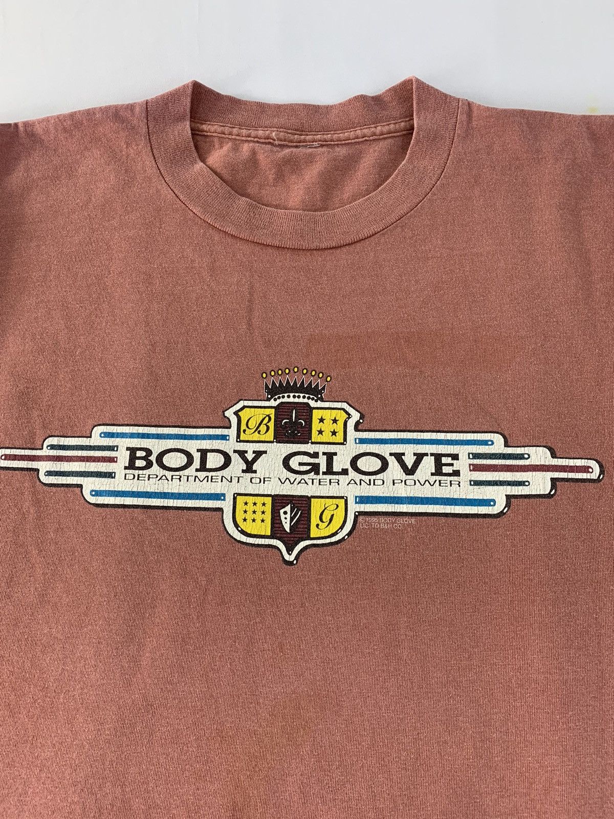 Body Glove 90s Body Glove Department Of Water And Power Printed Tee Size US XL / EU 56 / 4 - 4 Thumbnail