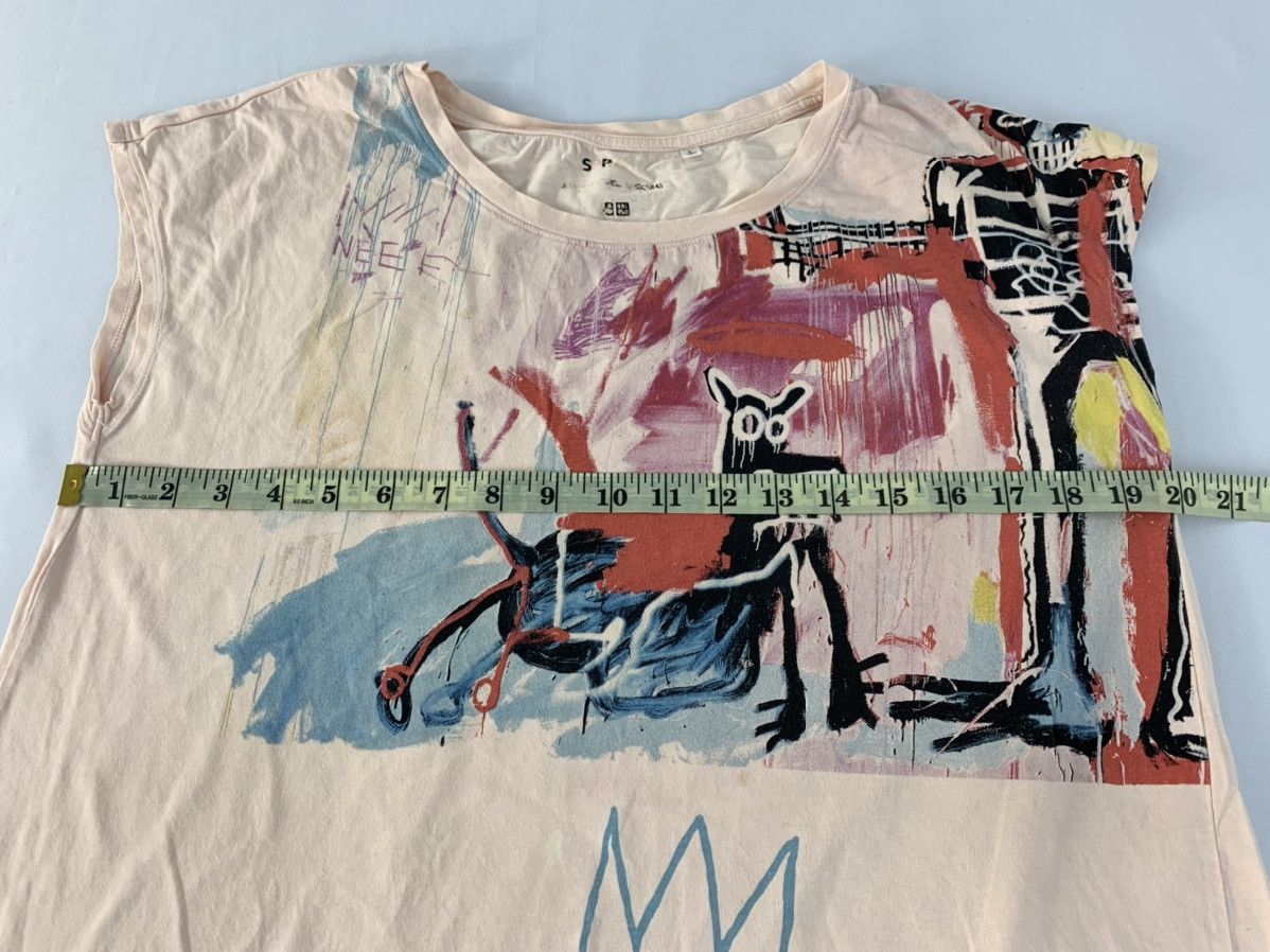 Jean-Michel Basquiat Hype Jean Michel Basquiat Monster Graphic Paint Tee Size L / US 10 / IT 46 - 9 Thumbnail