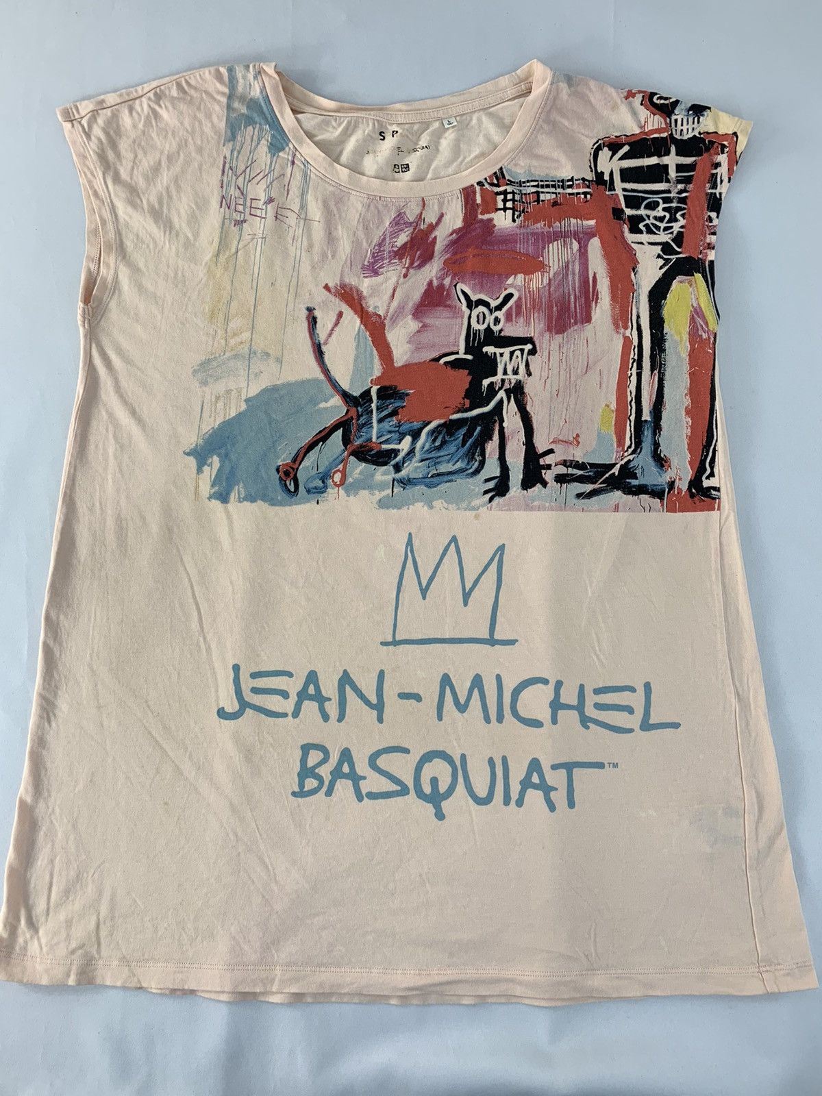 Jean-Michel Basquiat Hype Jean Michel Basquiat Monster Graphic Paint Tee Size L / US 10 / IT 46 - 2 Thumbnail