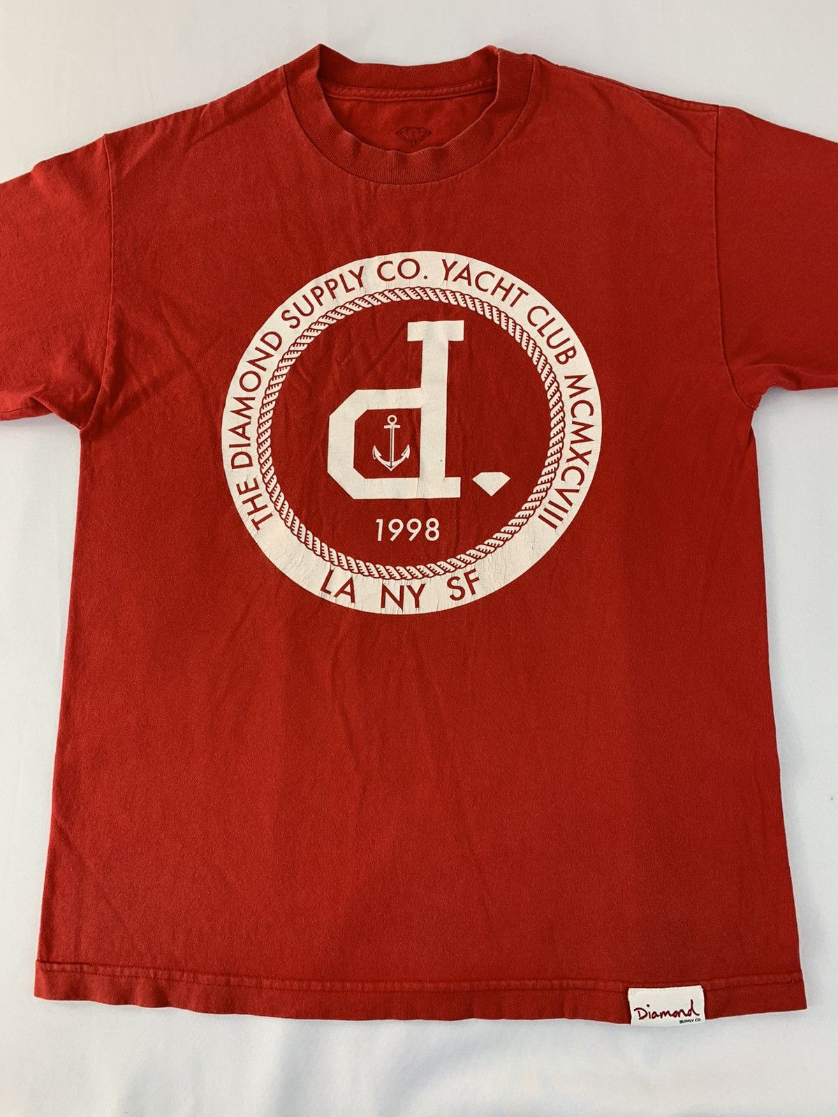 Diamond Supply Co. Hype Diamond Supply & Co LA NY SF Big Logo Tee Size US M / EU 48-50 / 2 - 2 Thumbnail