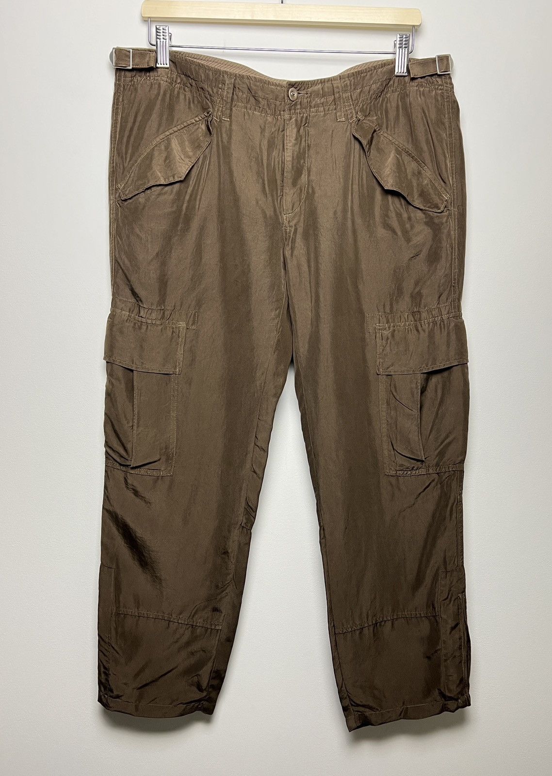 C.P. Company cp company silk cargo pants Size US 32 / EU 48 - 1 Thumbnail