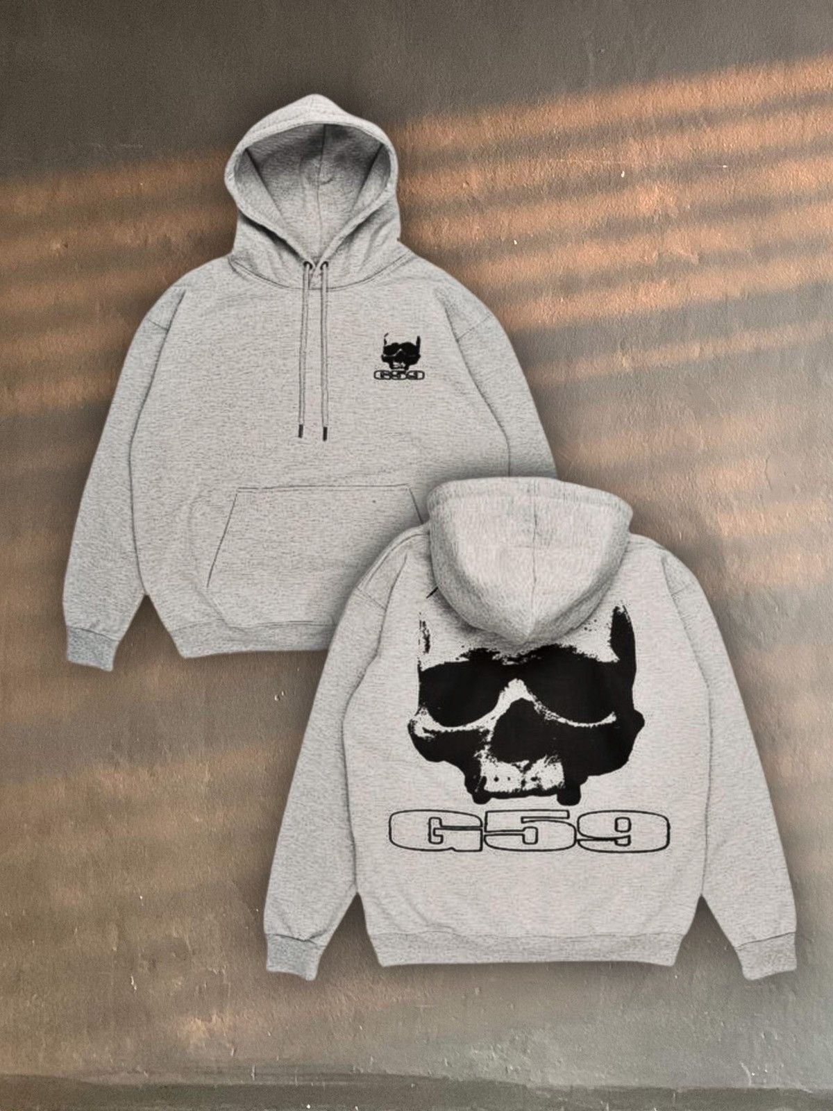 Pouya & $uicideboy$ Merch $uicideboy$ x G59 LOGO Hoodie GREY skull OG ...