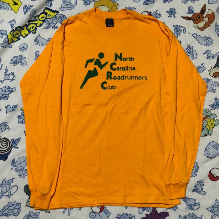 Vintage Vintage 70s North Carolina Roadrunners Club Yellow Shirt | Grailed