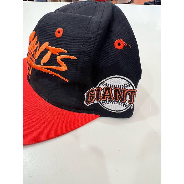 Vintage Logo 7 NY Giants Snapback Hat Not sure - Depop