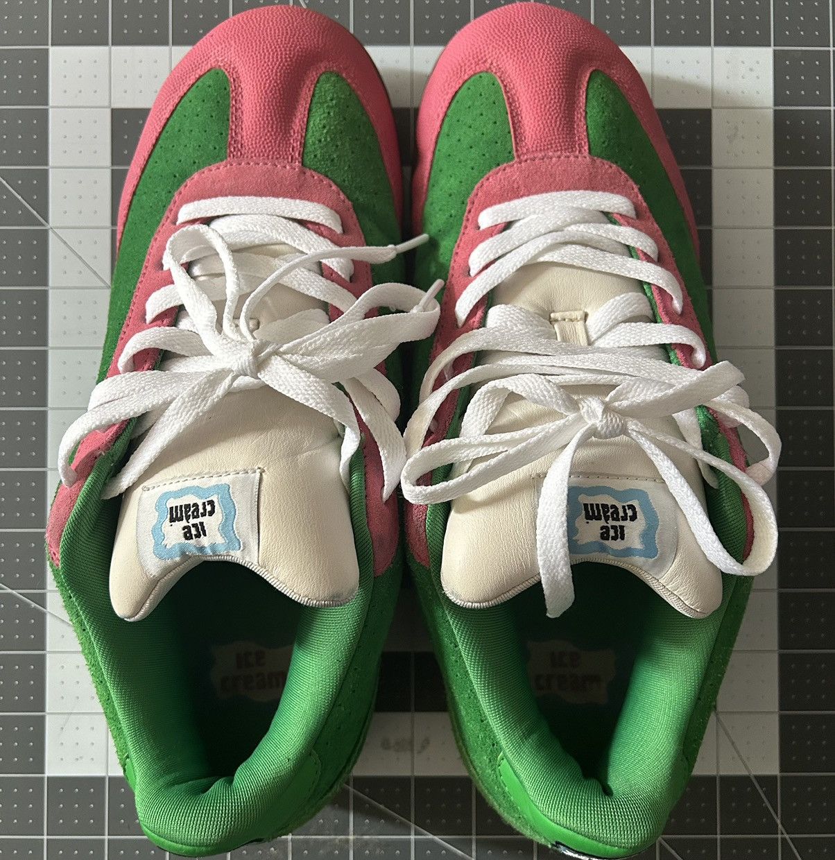 13 Pharrell Vintage Billionaire Boys Club Ice Cream Pink Board Flip Sneakers BILLIONAIRE BOYS CLUB X REEBOK * ICE CREAM BOARD FLIP * 3.5  main image 2