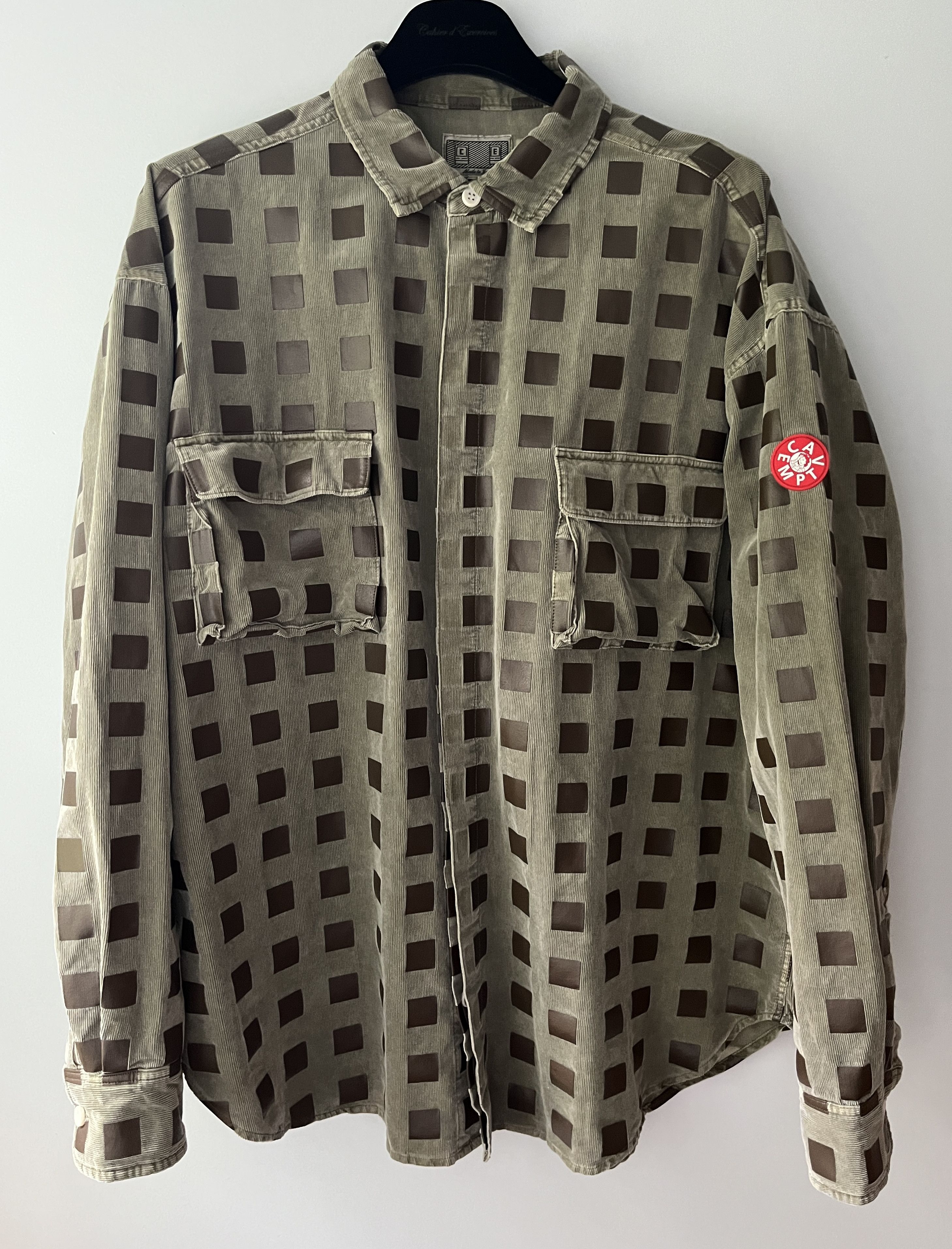 Cav Empt Overdye Cord Dot Big Shirt | Grailed