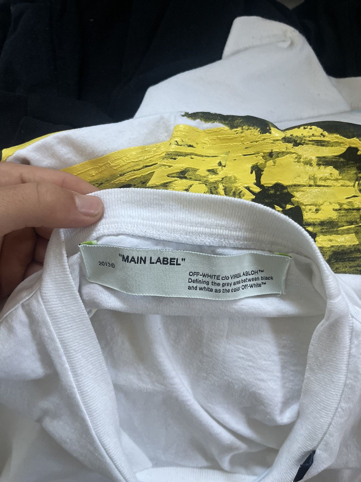 Off-White Off white acrylic Arrow TEE Size US M / EU 48-50 / 2 - 9 Thumbnail