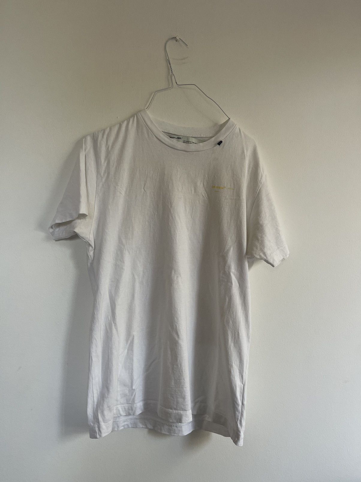 Off-White Off white acrylic Arrow TEE Size US M / EU 48-50 / 2 - 2 Thumbnail