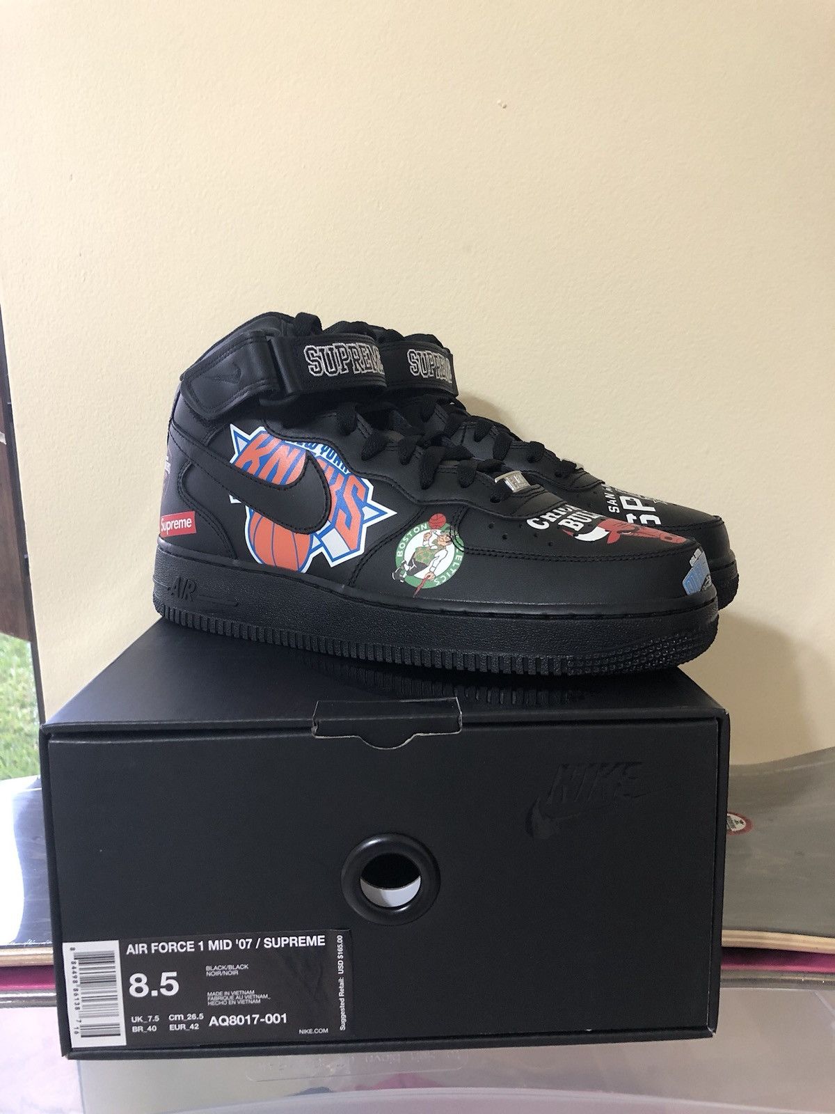 Supreme Supreme Nike Nba Air Force One Black | Grailed