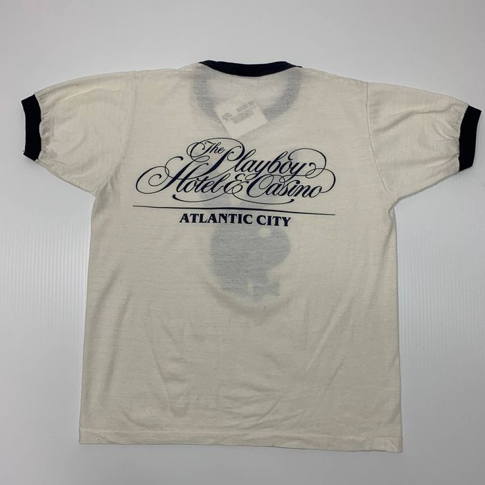 Playboy 70s Playboy Bunny Ringer Tee M Grailed