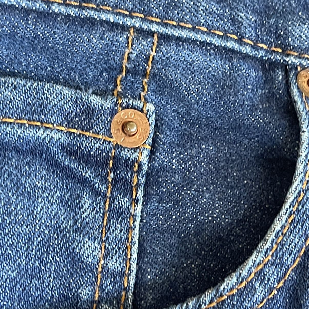 Levi's × Vintage Levi’s 508 Blue Denim Jeans Size 34x27 Size US 34 / EU 50 - 4 Thumbnail